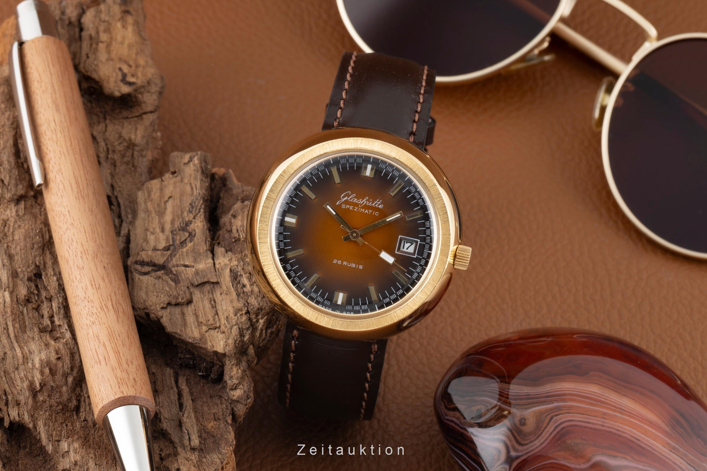 Glashütte Original Spezimatic "UFO" Automatik vergoldet vintage Klassiker [2600580]