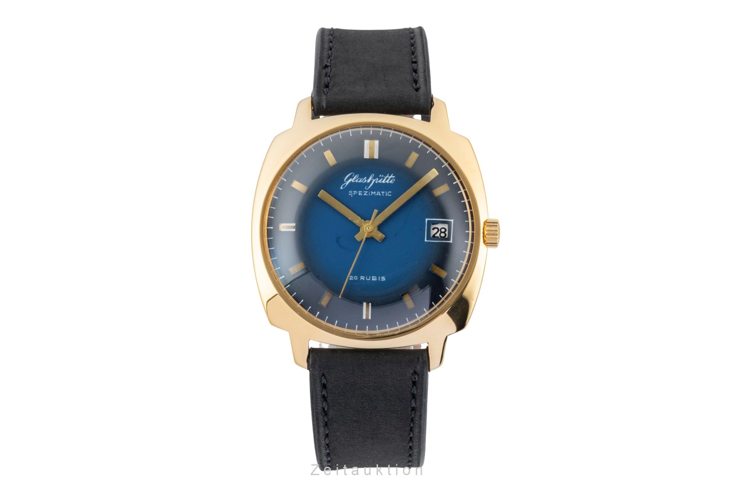 Glashütte Spezimatic gilt-brass automatic men's watch Vintage  [2600581]