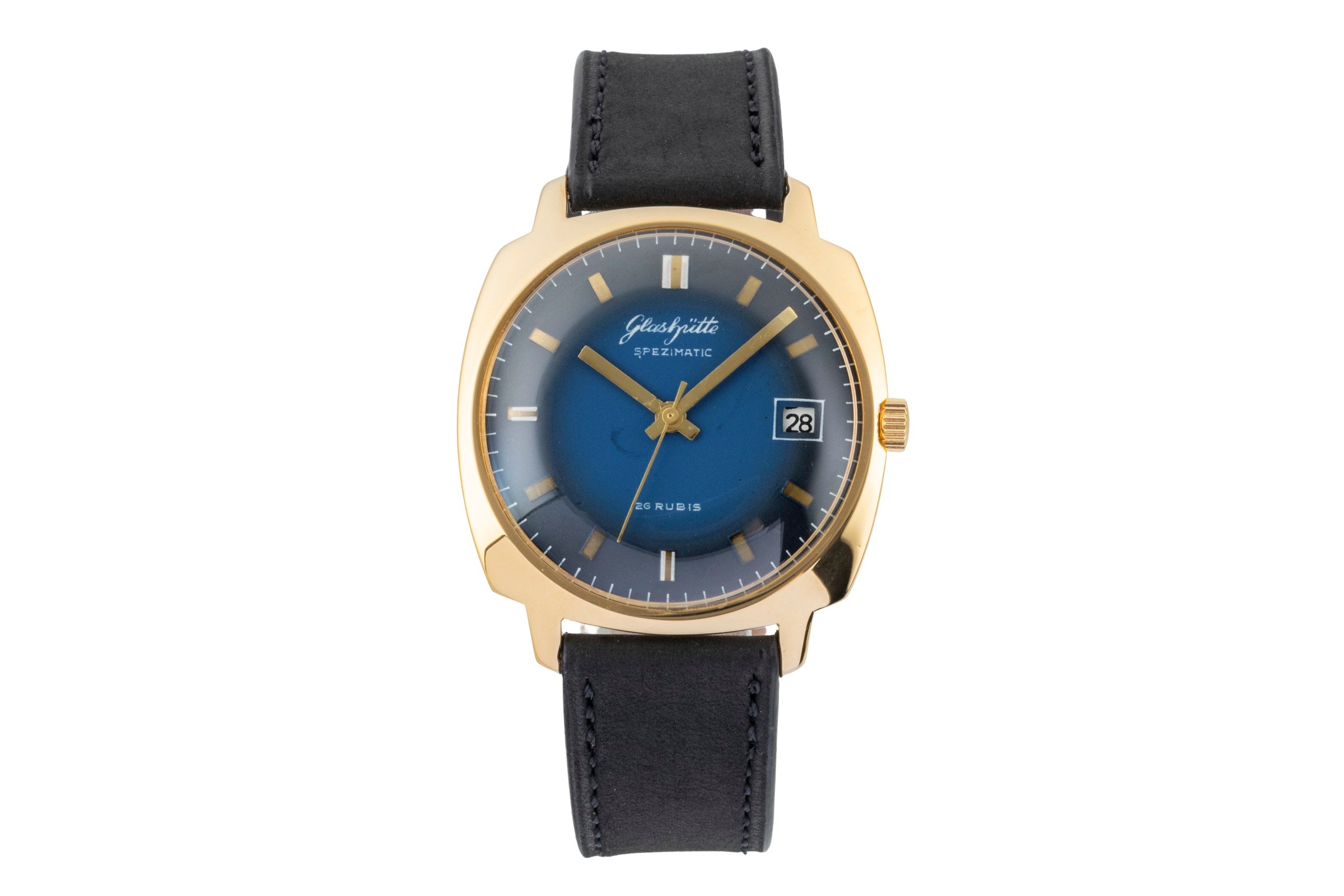 Glashütte Spezimatic gilt-brass automatic men's watch Vintage  [2600581]