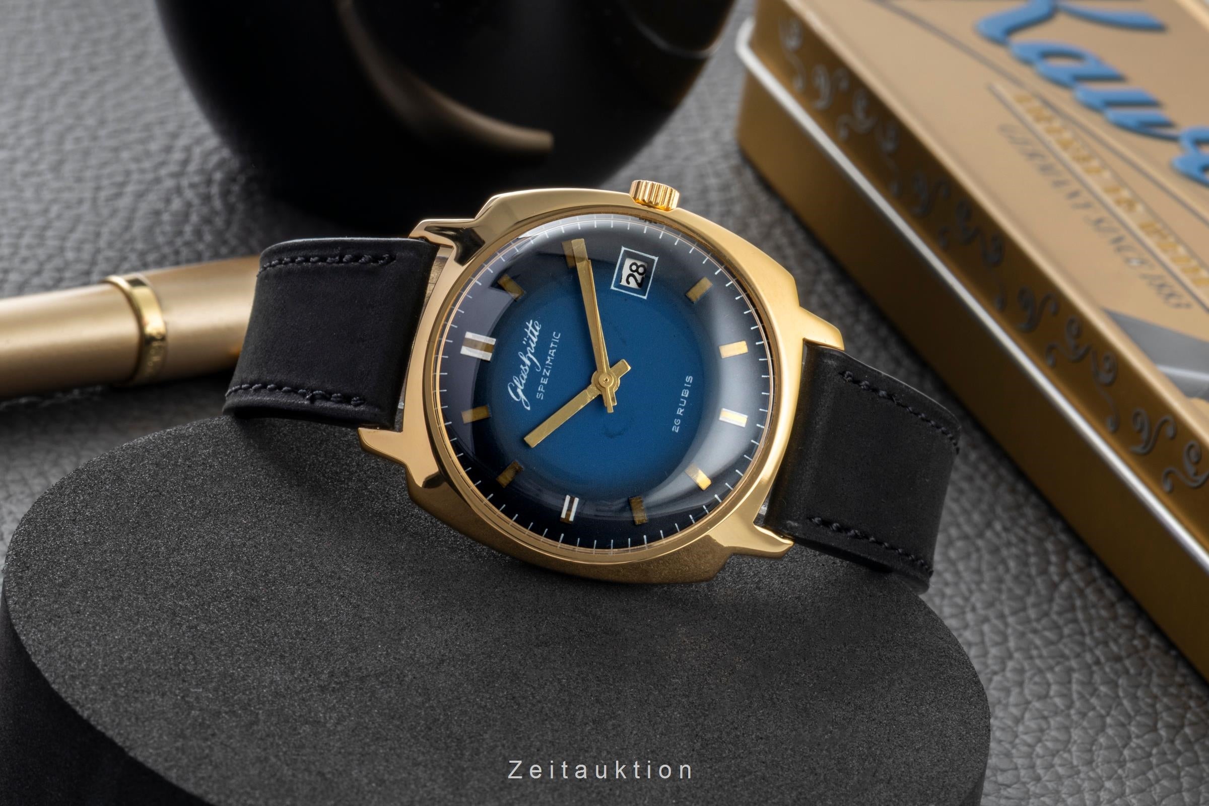 Glashütte Spezimatic gilt-brass automatic men's watch Vintage  [2600581]