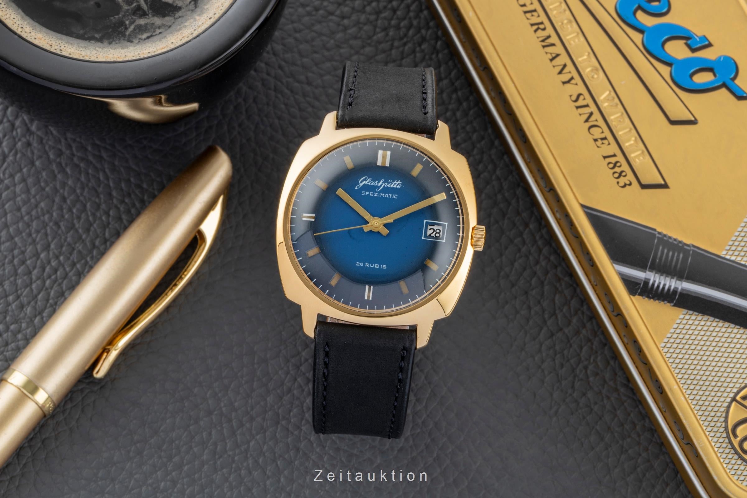 Glashütte Spezimatic gilt-brass automatic men's watch Vintage  [2600581]