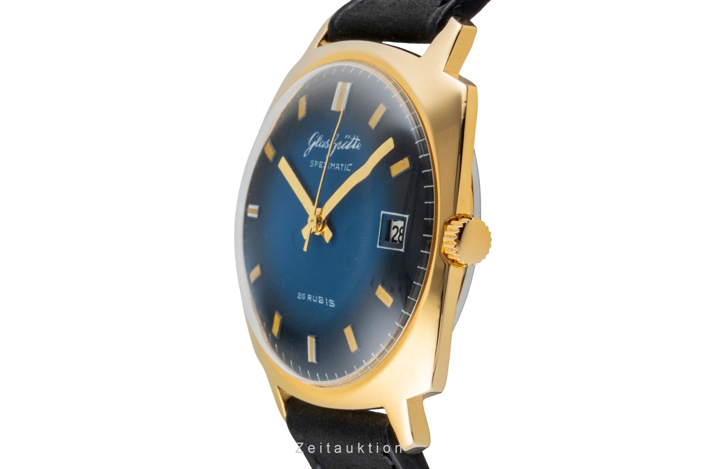 Glashütte Spezimatic gilt-brass automatic men's watch Vintage  [2600581]