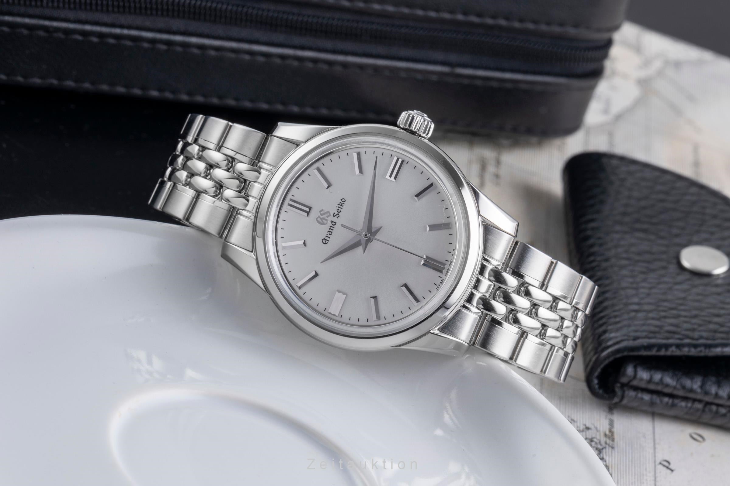 Grand Seiko acier à remontage manuel montre pour hommes SBGW305  LP: 6000EUR  [2600588]