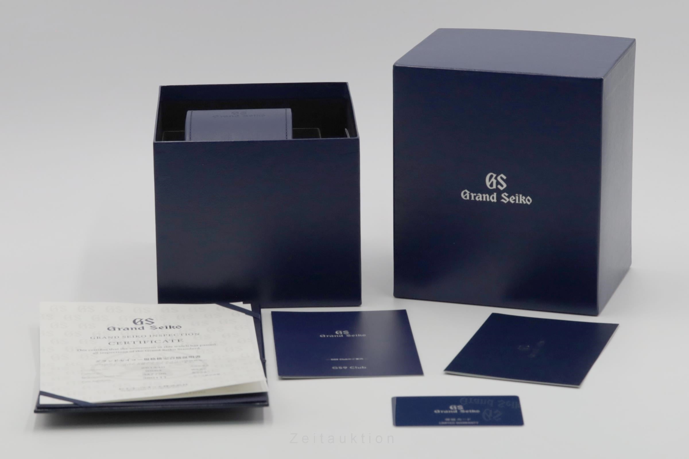 Grand Seiko acier à remontage manuel montre pour hommes SBGW305  LP: 6000EUR  [2600588]