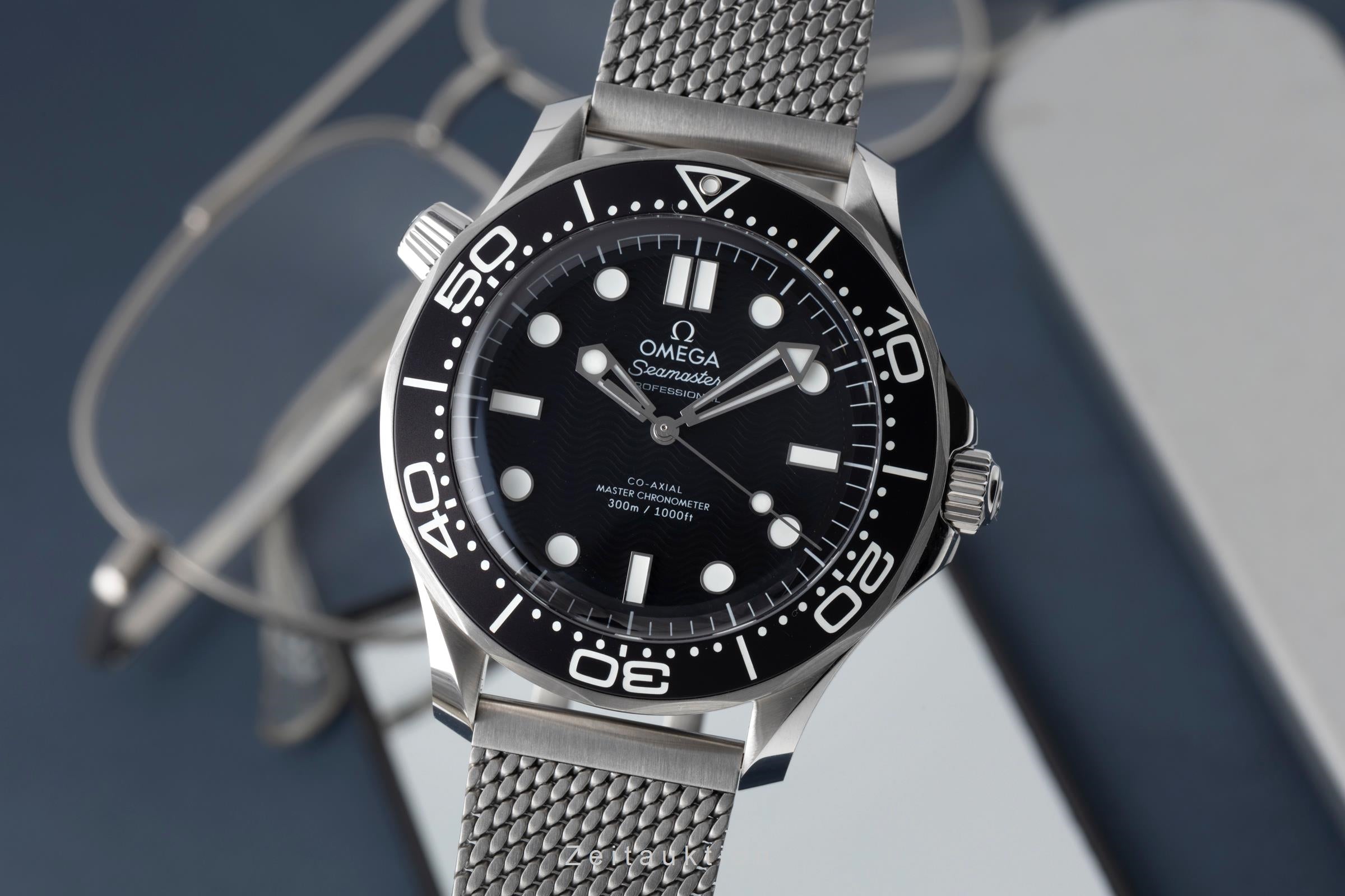 Omega Seamaster steel automatic men's watch 210.30.42.20.01.010 LP: 7100EUR  [2600590]