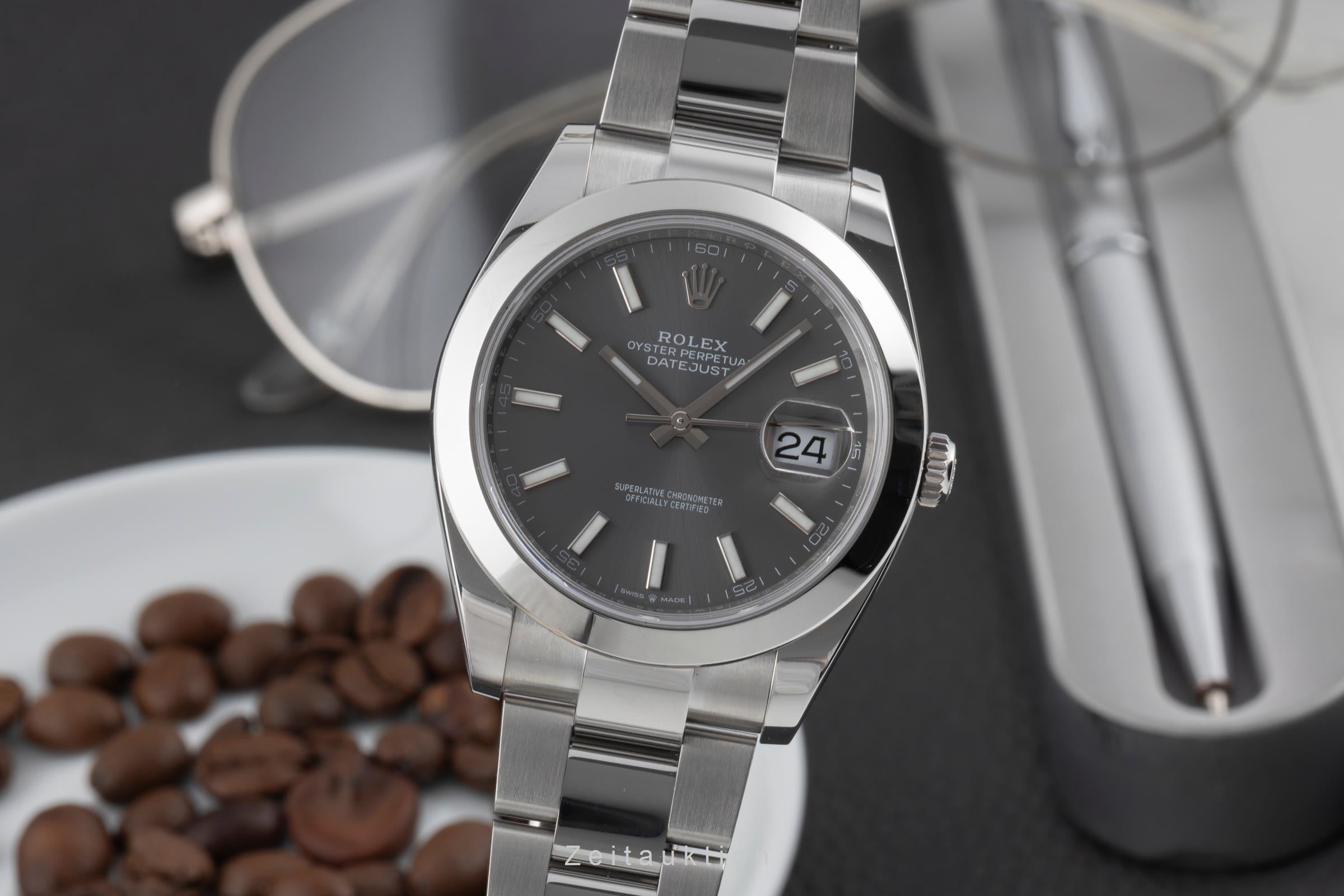 Rolex Datejust steel automatic men's watch 126300  [2600594]