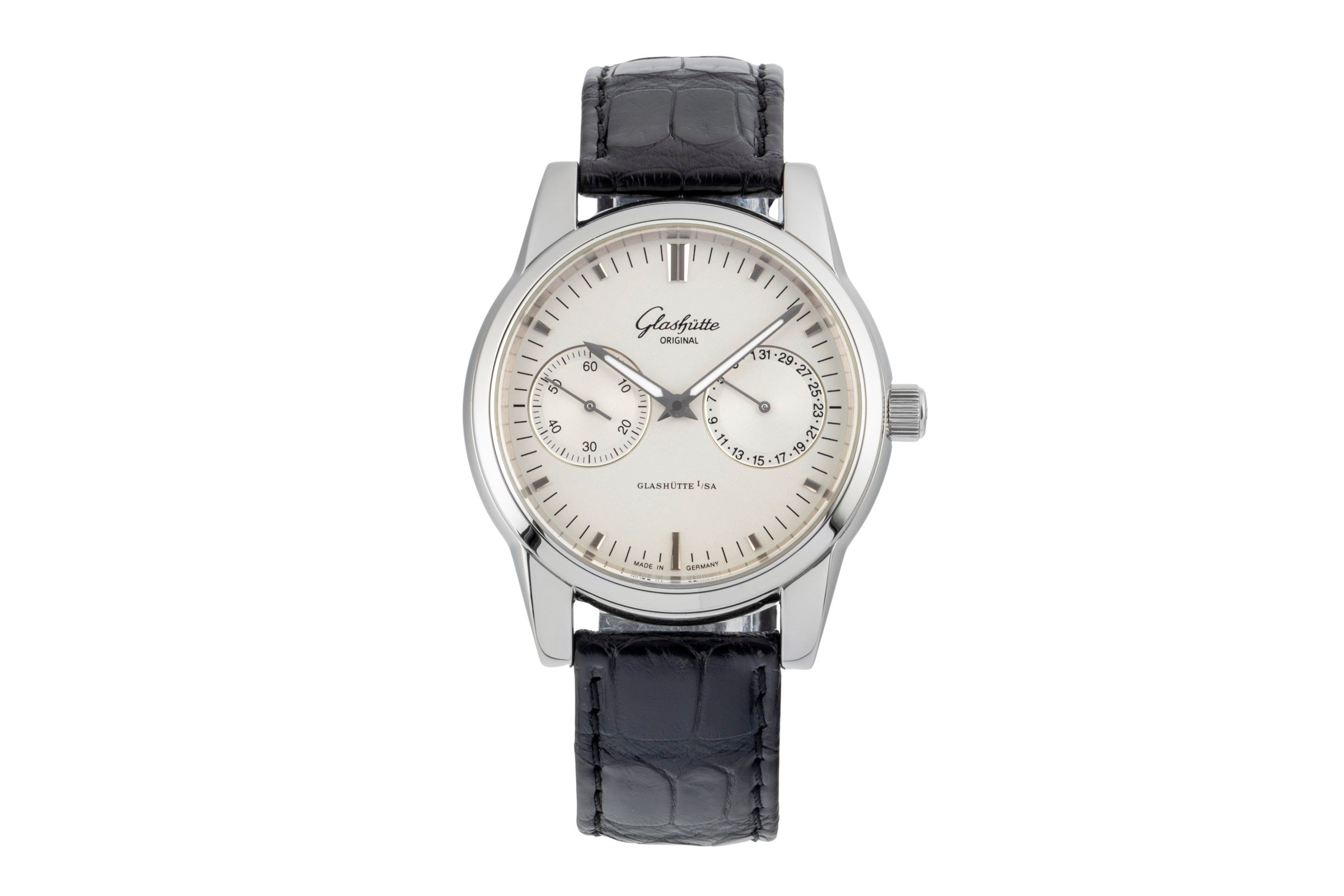 Glashütte Senator steel automatic men's watch 1-39-58-02-02-04  [2600595]