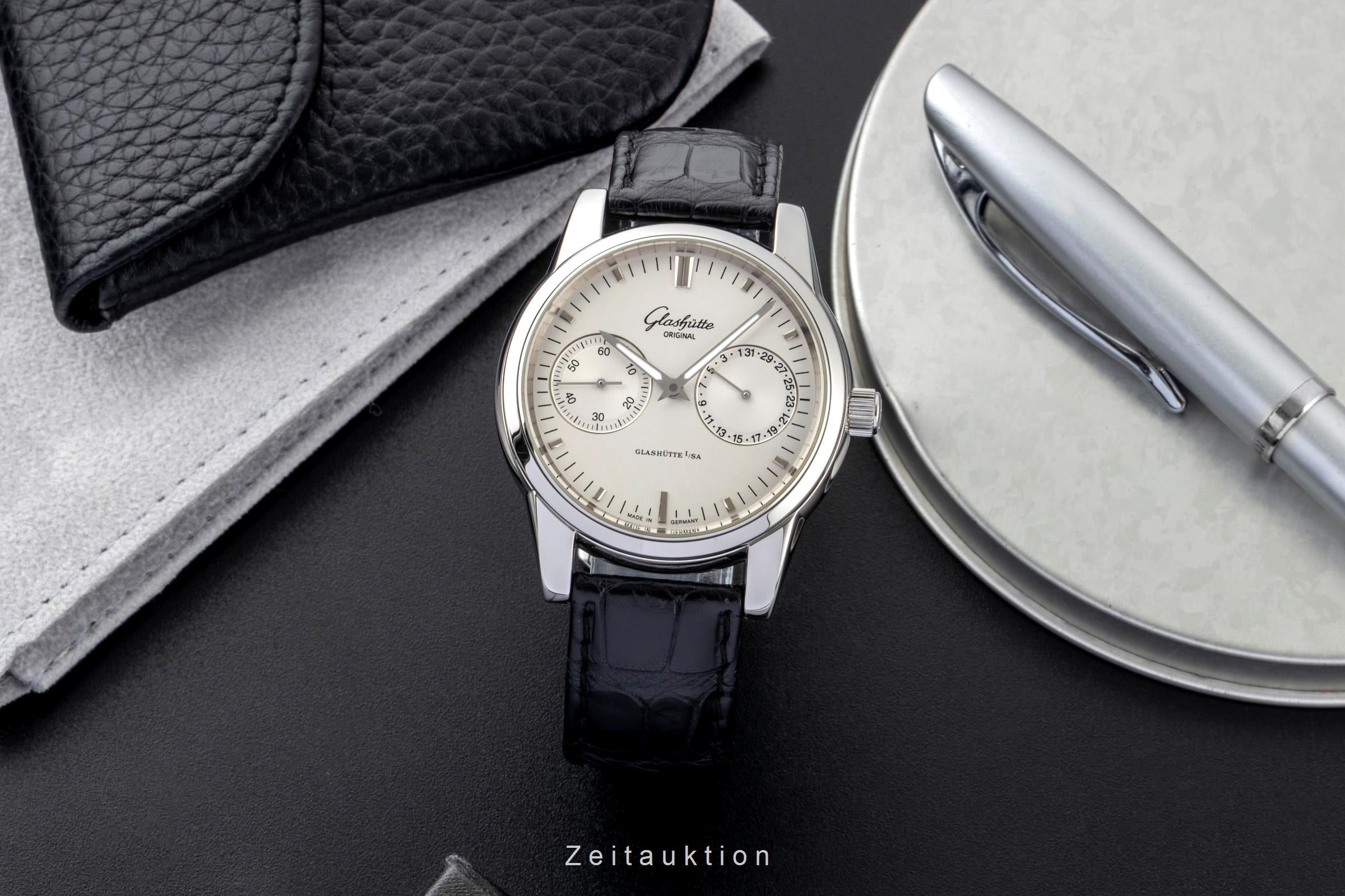 Glashütte Senator steel automatic men's watch 1-39-58-02-02-04  [2600595]