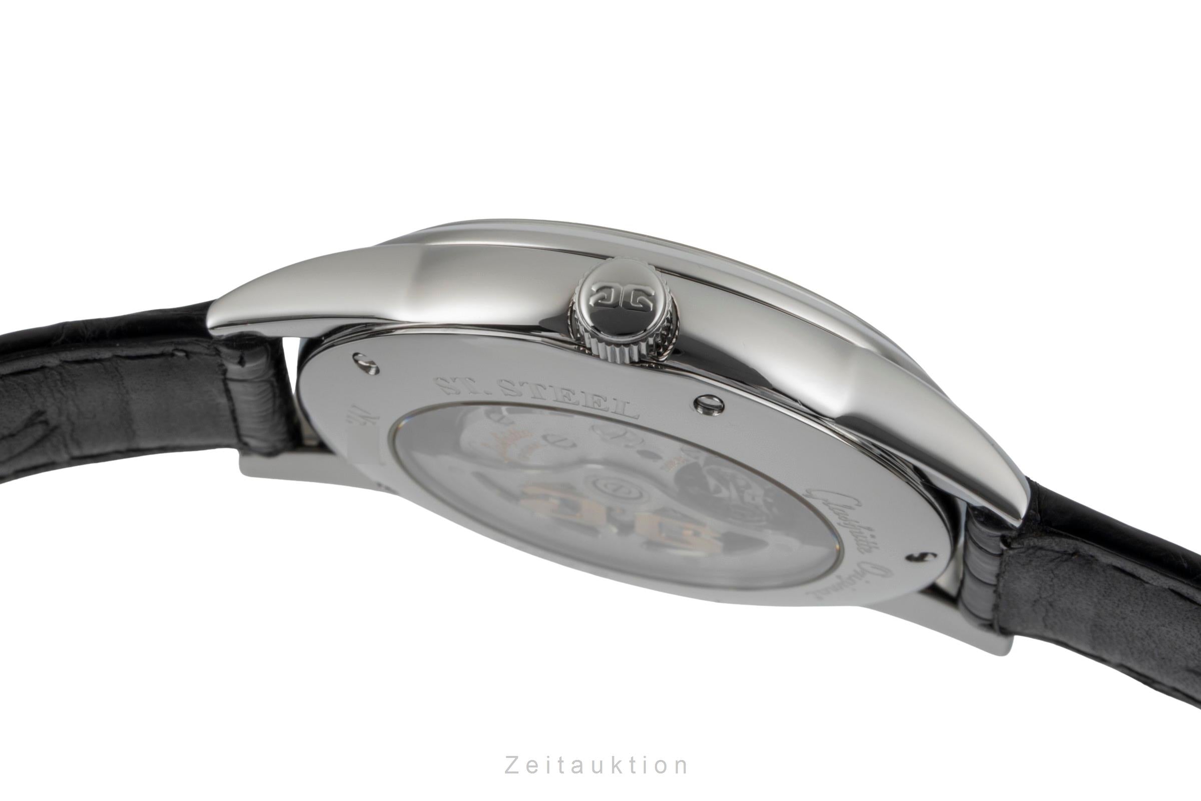 Glashütte Senator steel automatic men's watch 1-39-58-02-02-04  [2600595]