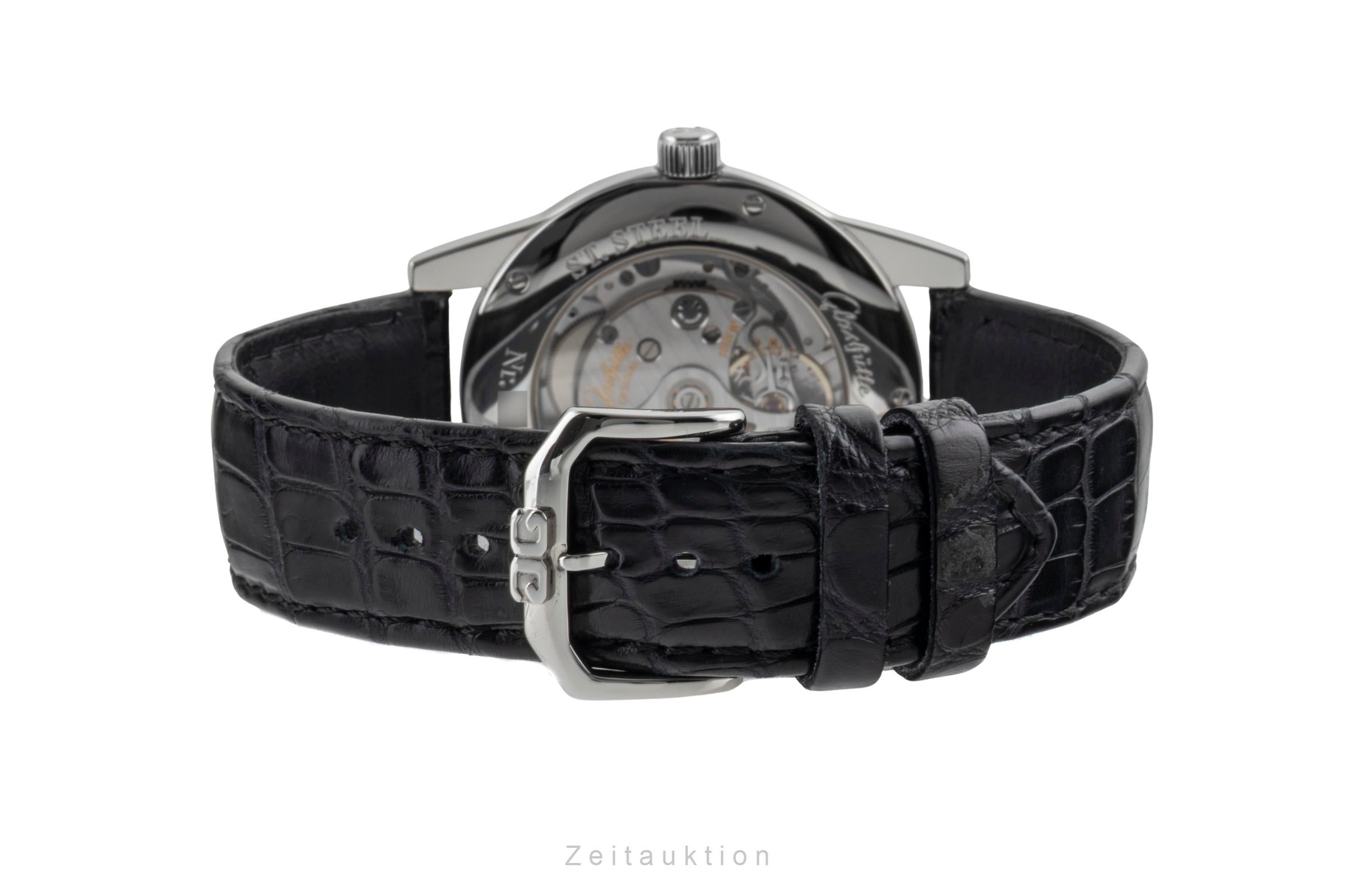 Glashütte Senator steel automatic men's watch 1-39-58-02-02-04  [2600595]