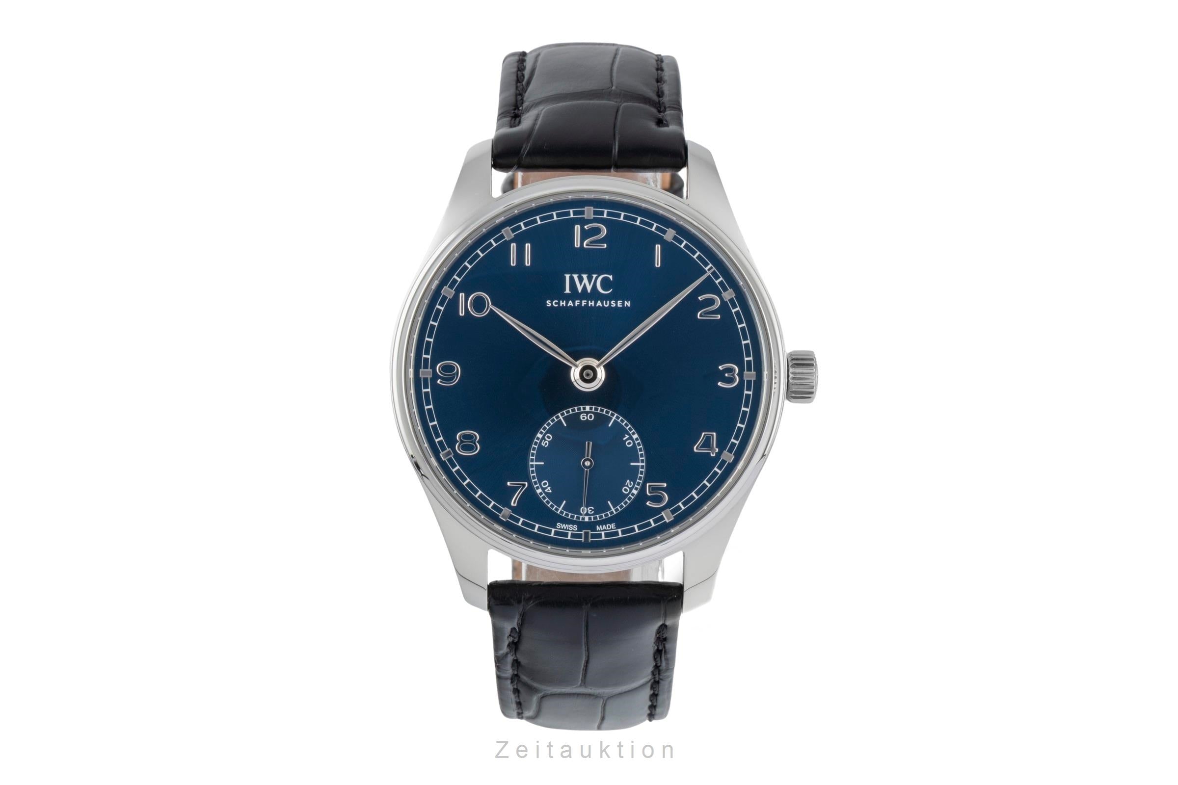 IWC Portugieser acero automático reloj para caballeros IW358305 LP: 7700EUR  [2600598]