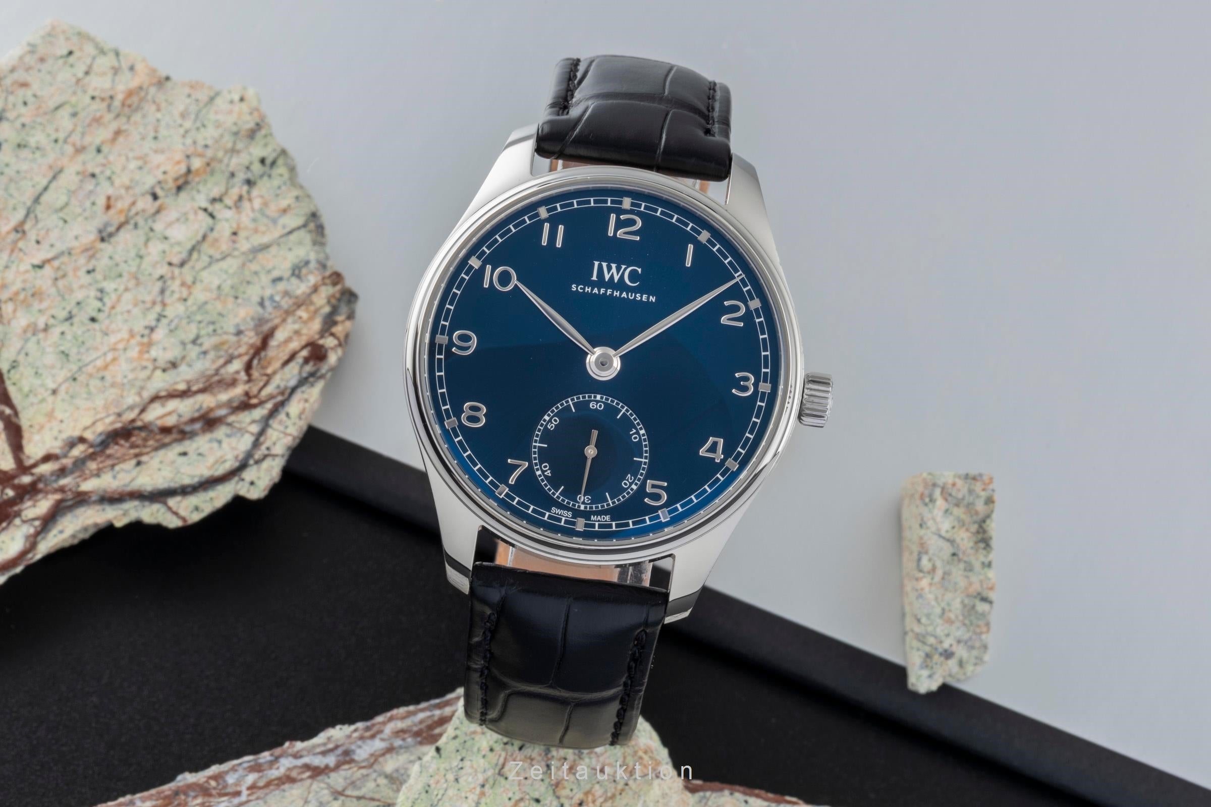 IWC Portugieser acero automático reloj para caballeros IW358305 LP: 7700EUR  [2600598]