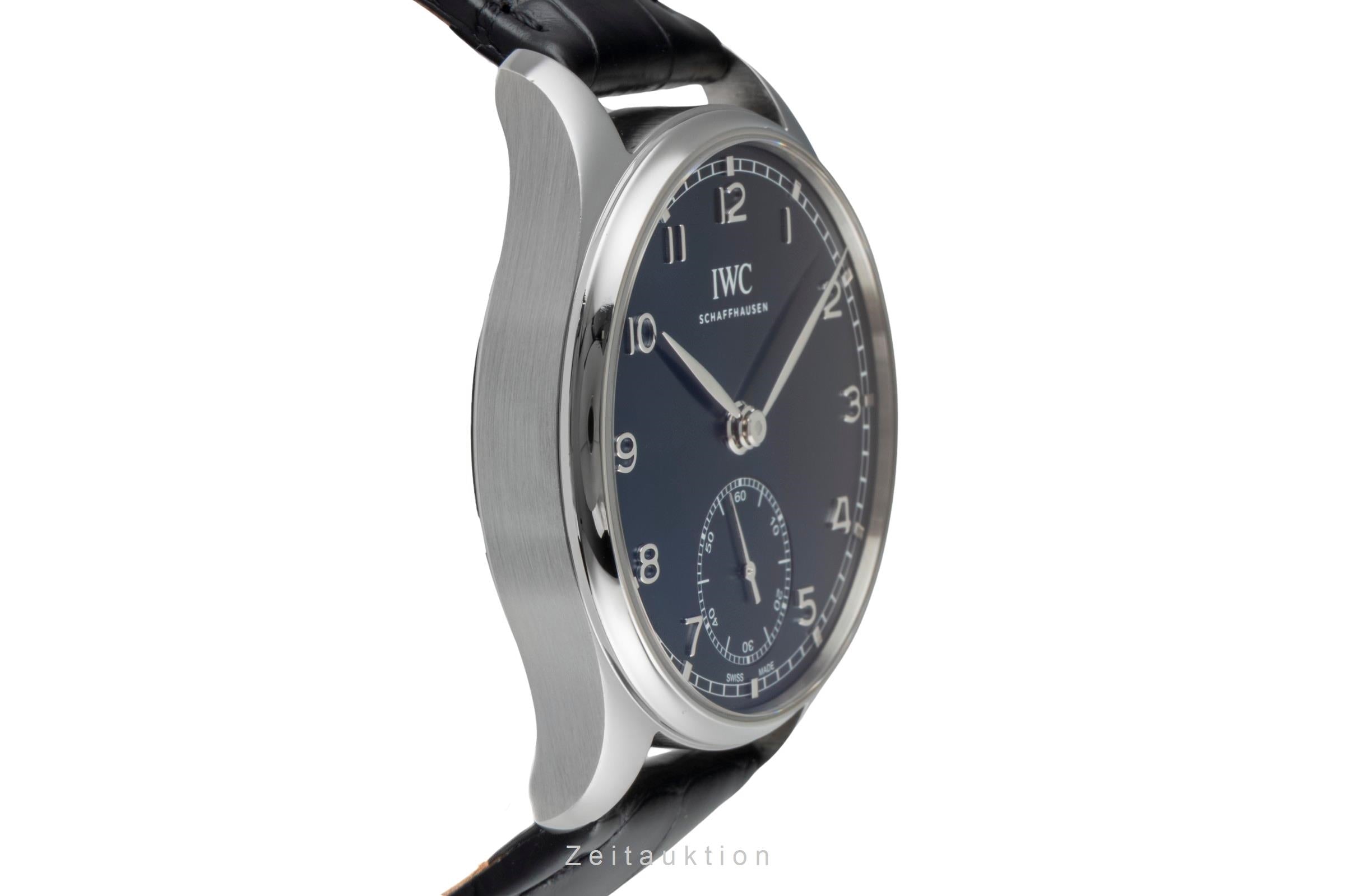 IWC Portugieser acero automático reloj para caballeros IW358305 LP: 7700EUR  [2600598]