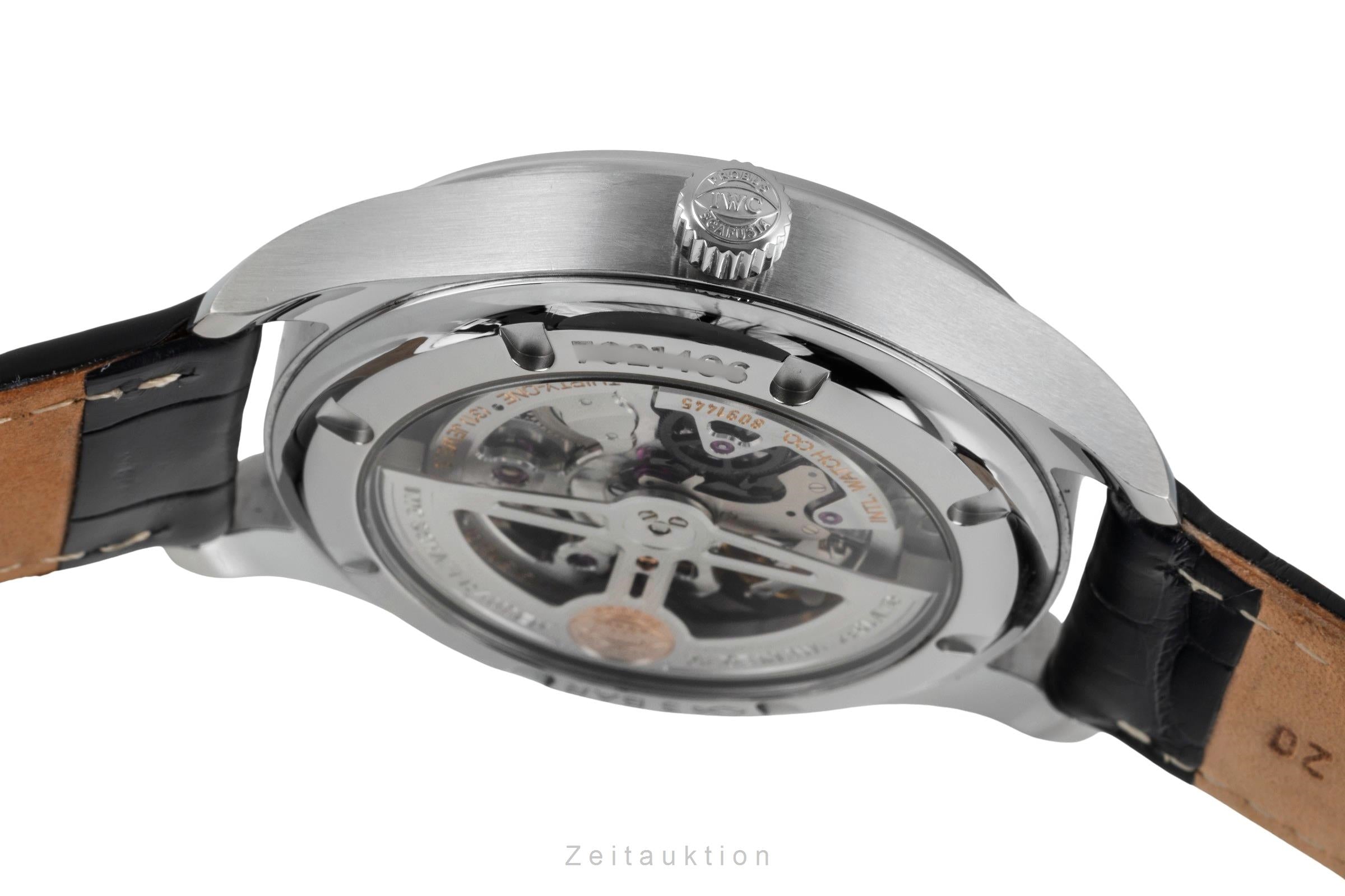 IWC Portugieser acero automático reloj para caballeros IW358305 LP: 7700EUR  [2600598]