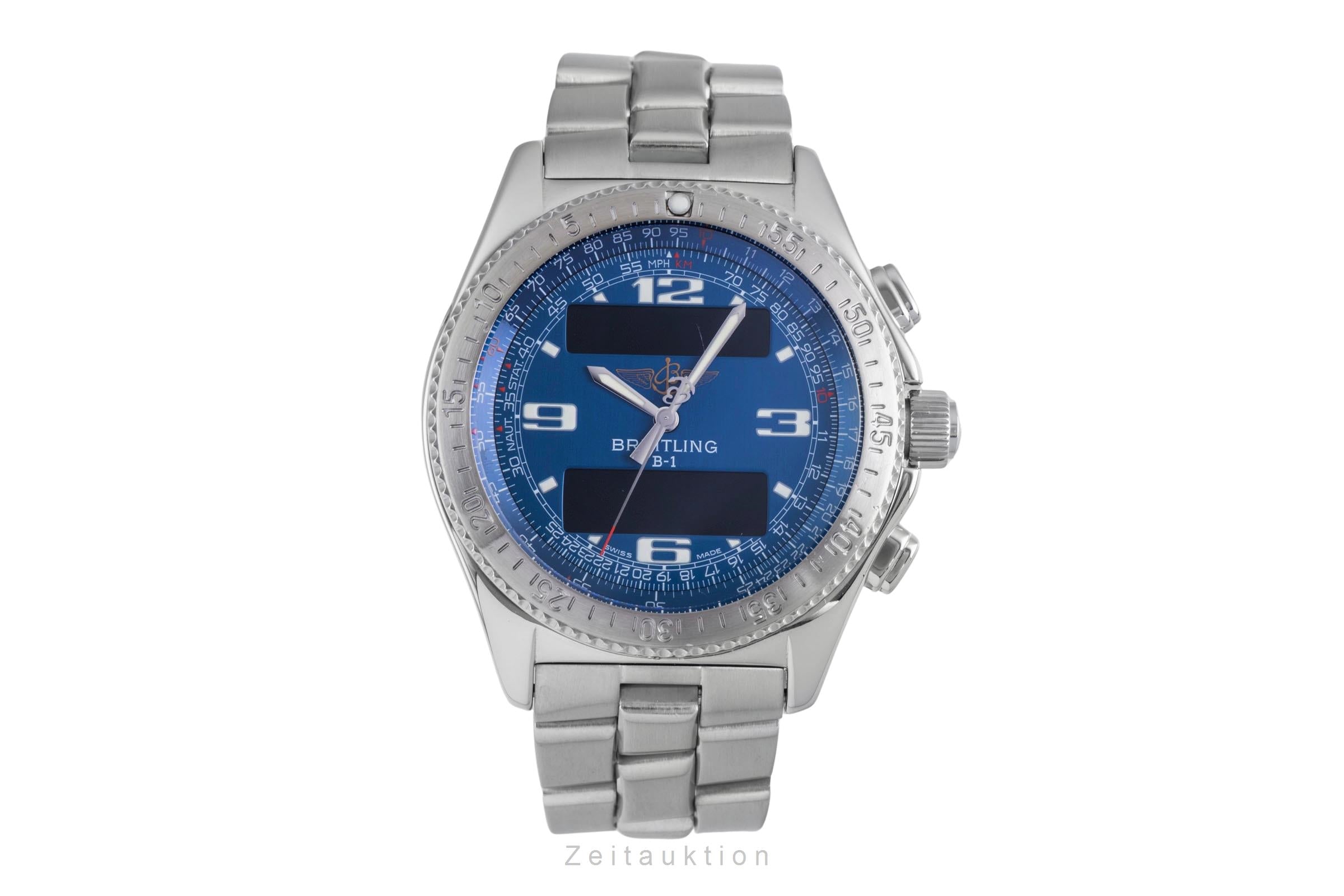 Breitling B1 chronograph steel quartz Kal. B68 Ref. A68362 | 2600600