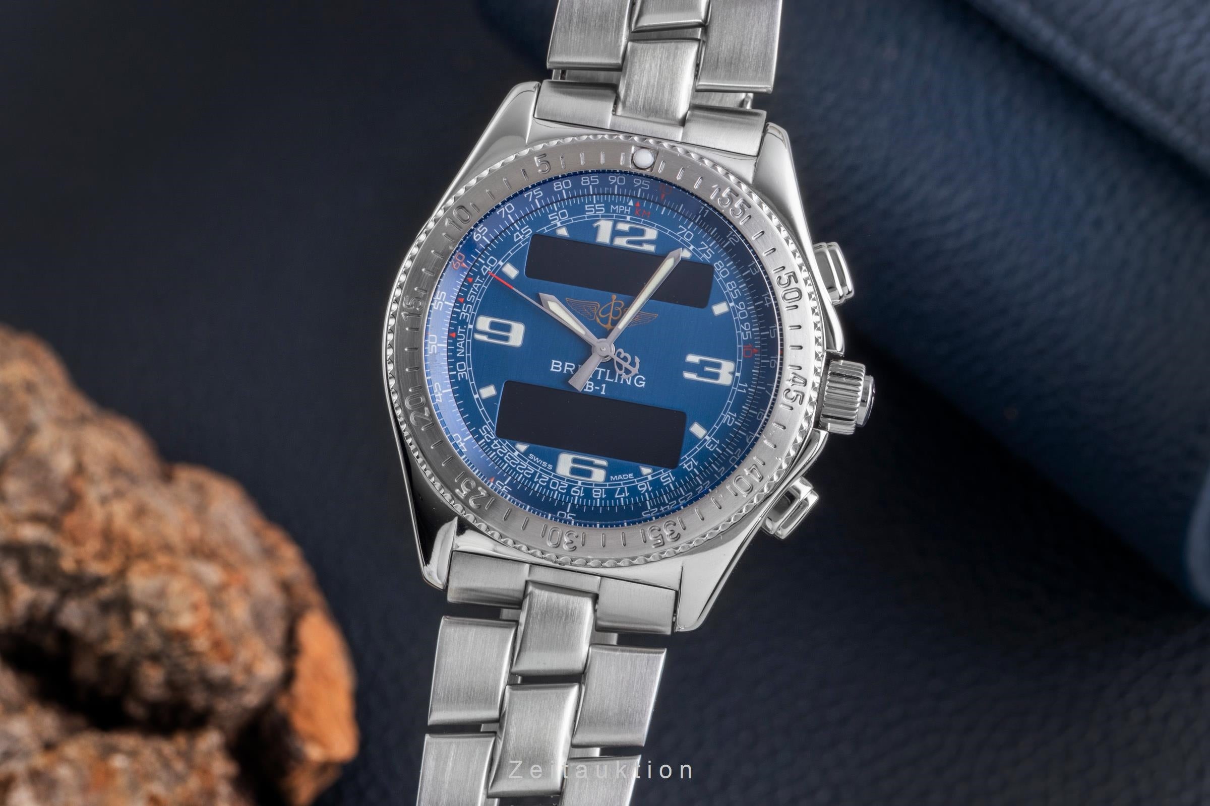 Breitling B1 chronograph steel quartz Kal. B68 Ref. A68362 | 2600600