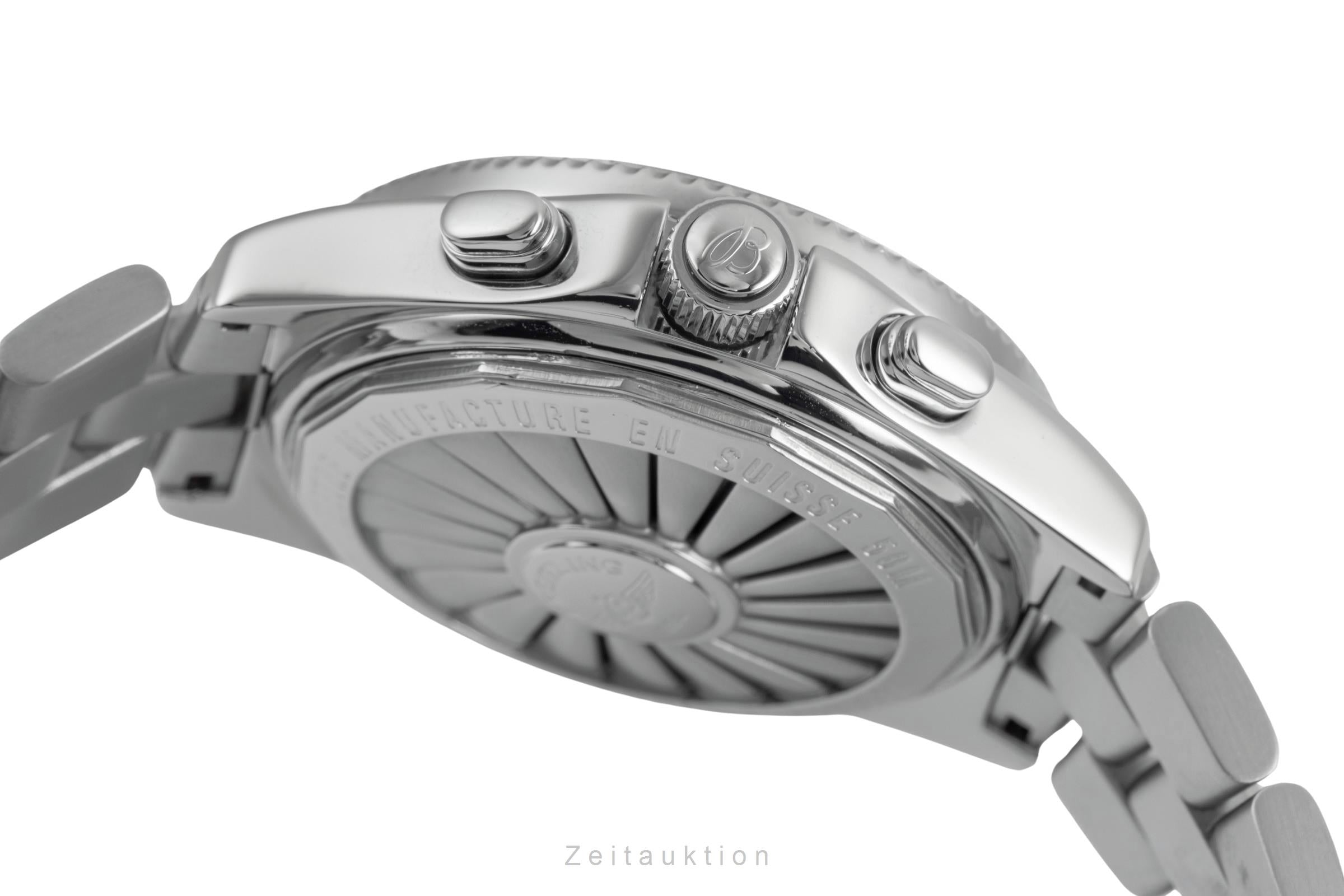 Breitling B1 Blue Chronograph Edelstahl Quarz Herrenuhr Ref. A68362  [2600600]