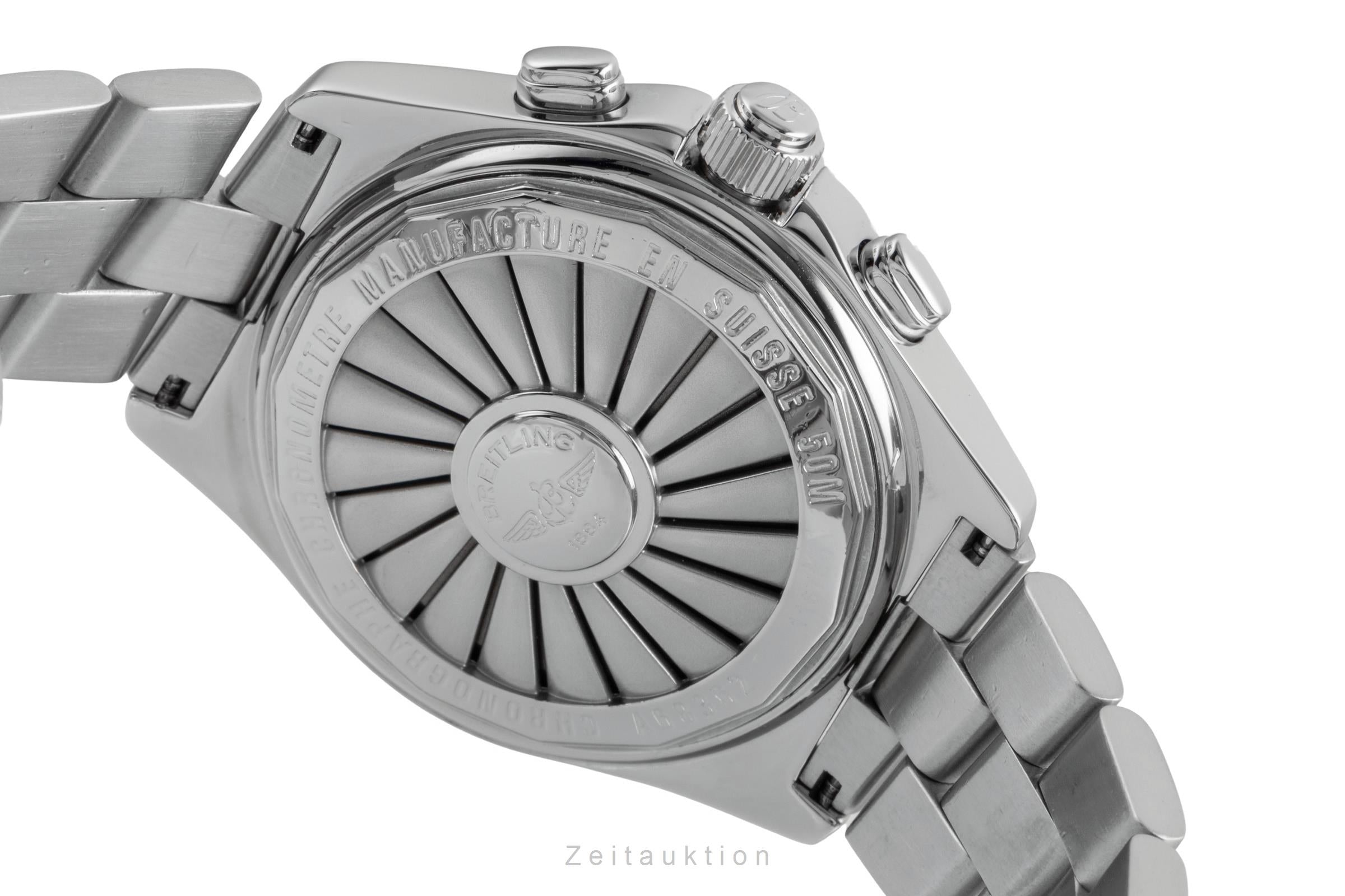 Breitling B1 Blue Chronograph Edelstahl Quarz Herrenuhr Ref. A68362  [2600600]