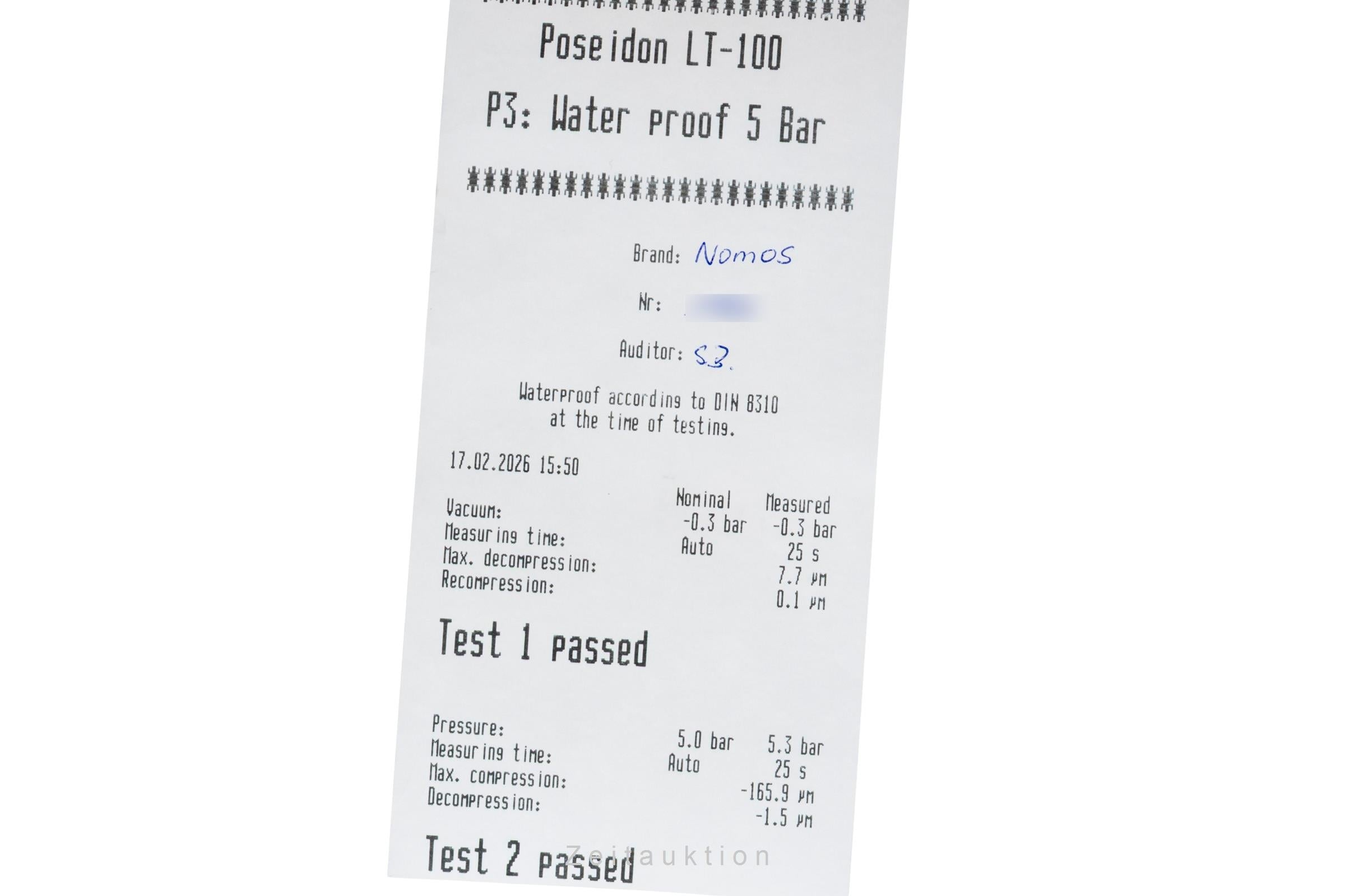 Nomos Neomatik acier automatique montre pour hommes 141 LP: 3340EUR  [2600602]