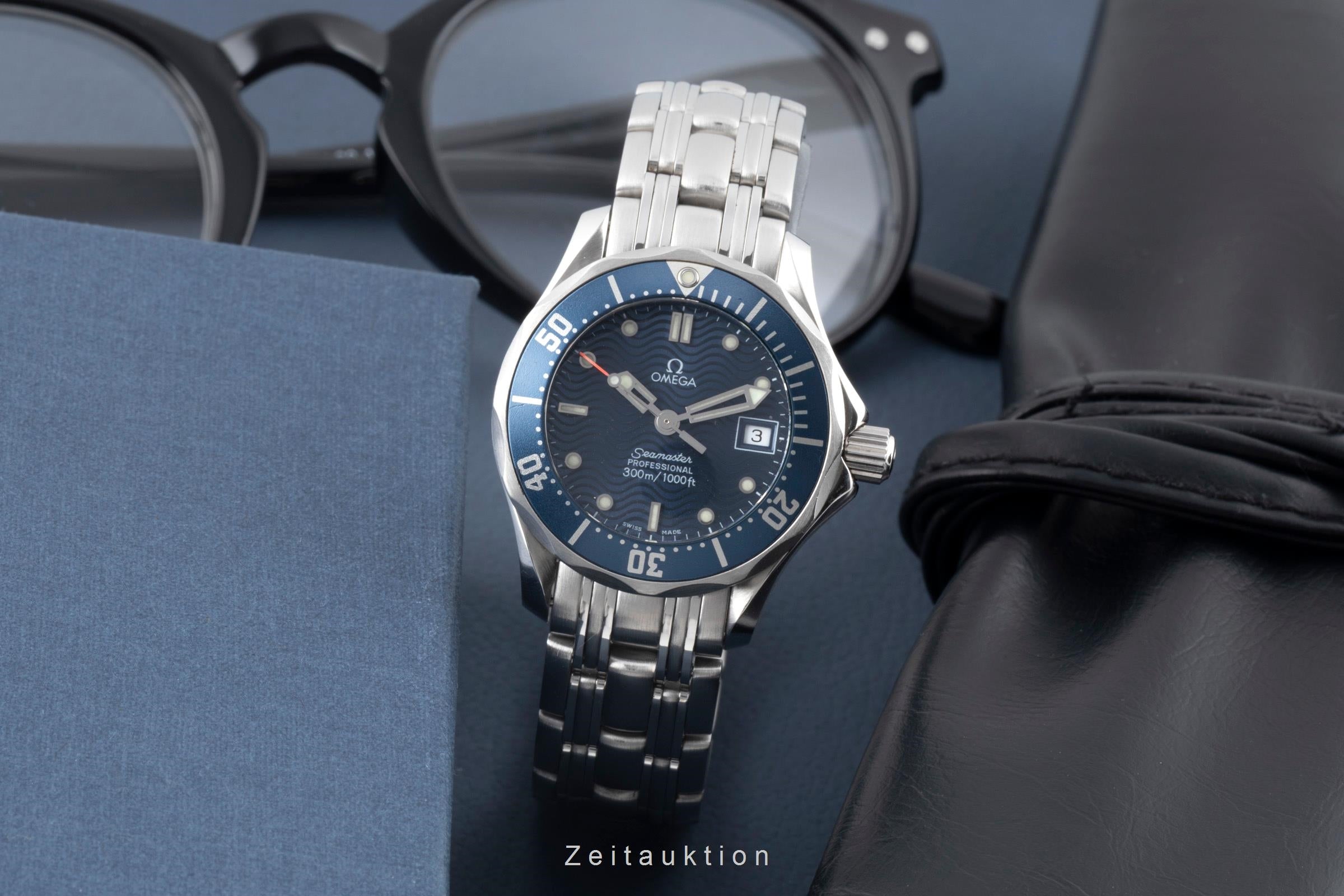 Omega Seamaster steel quartz women's watch 2583.80.00  [2600608]