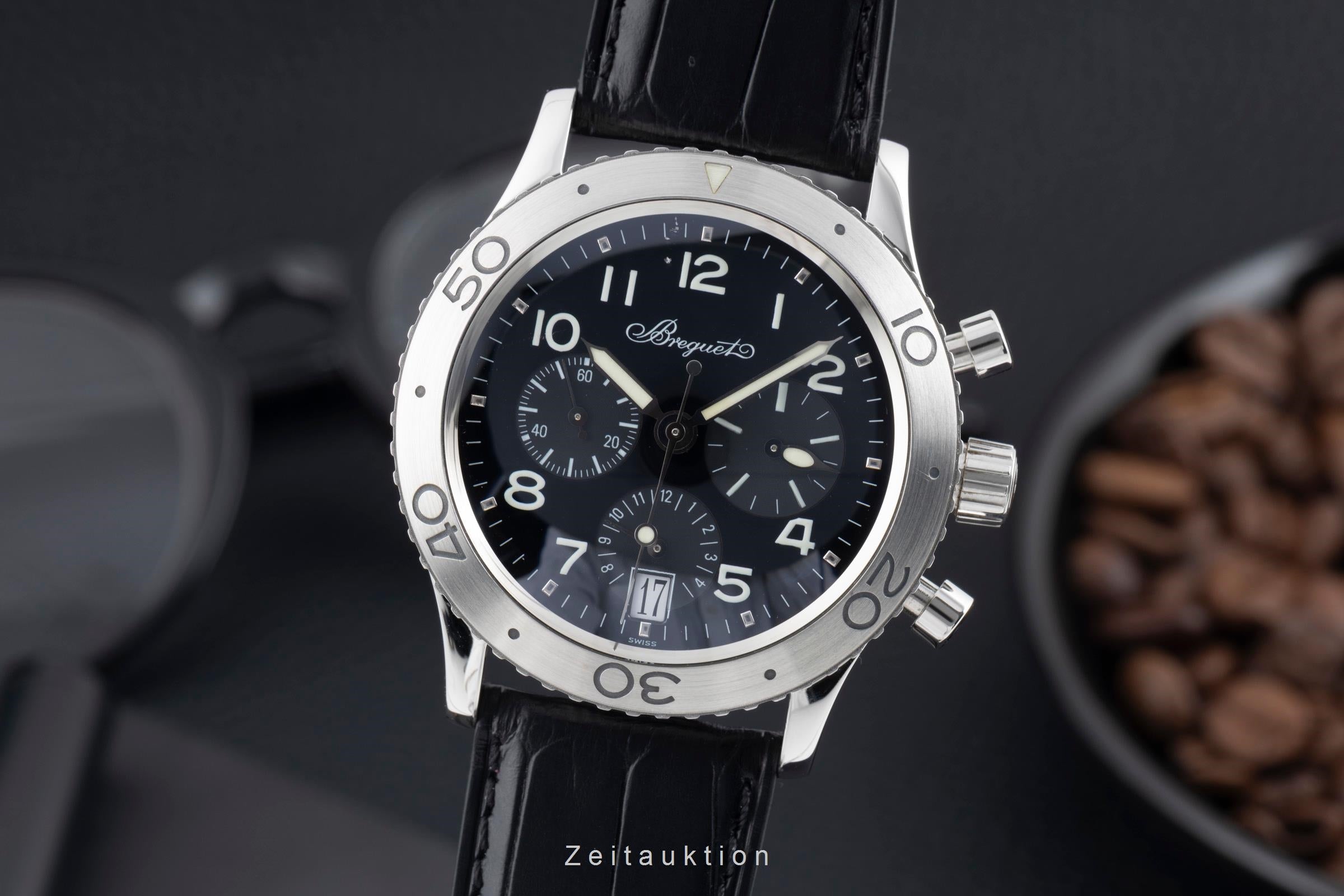 Breguet Type XX Chronograph Edelstahl Automatik Herrenuhr Ref. 3820  [2600609]