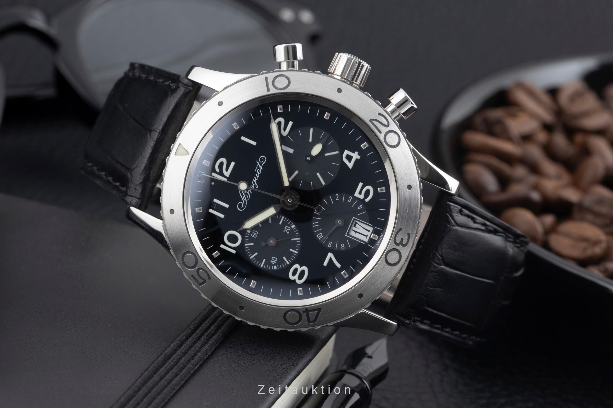 Breguet Type XX Chronograph Edelstahl Automatik Herrenuhr Ref. 3820  [2600609]