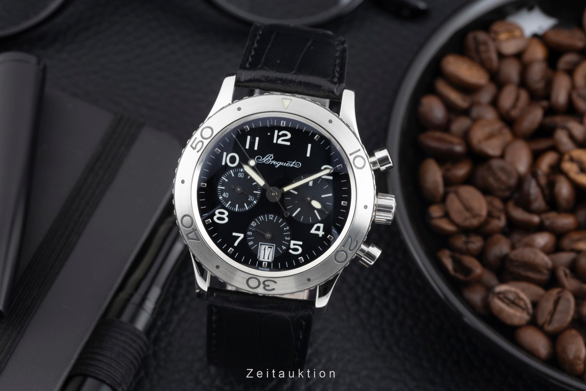 Breguet Type XX Chronograph Edelstahl Automatik Herrenuhr Ref. 3820  [2600609]