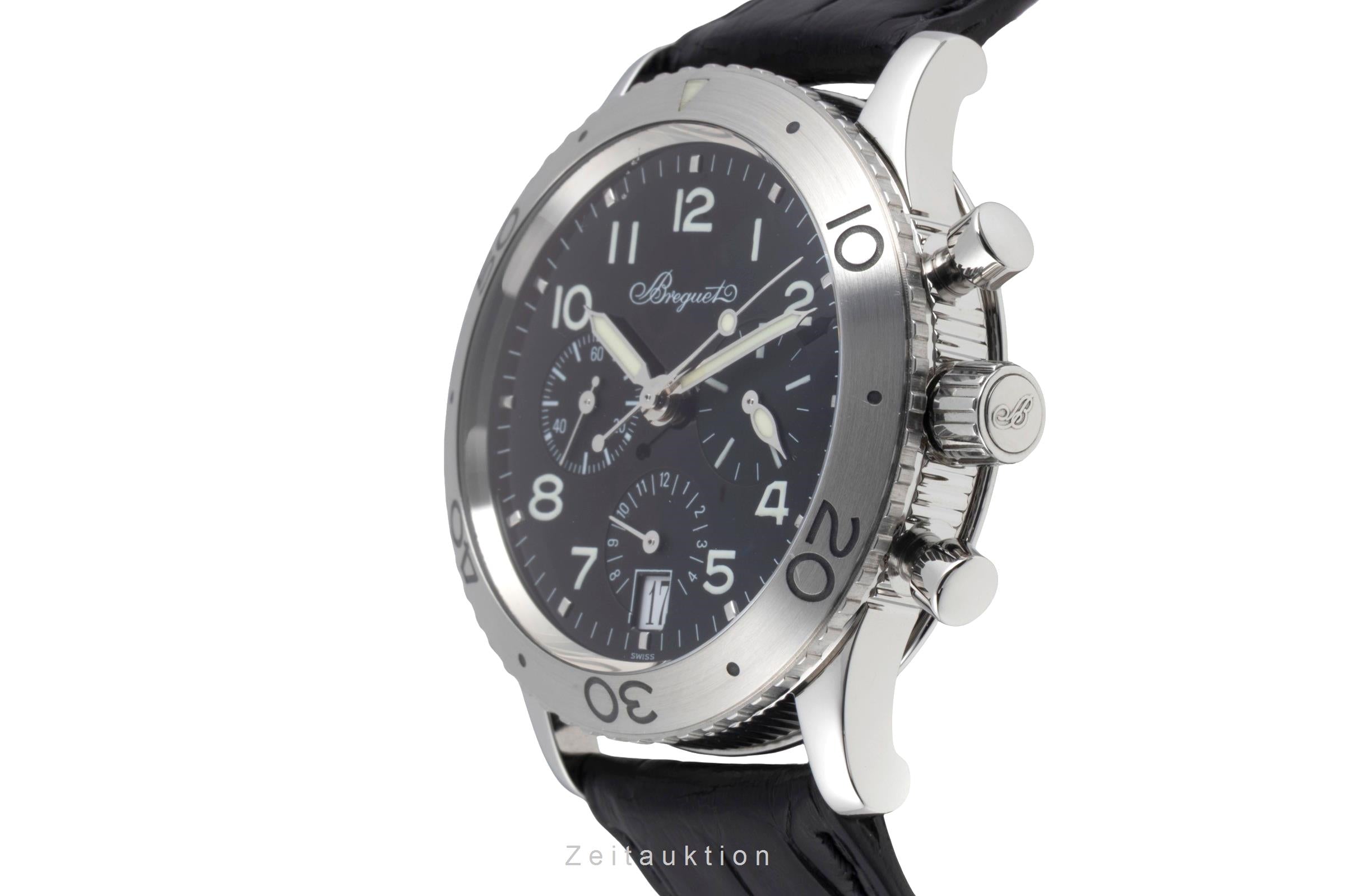 Breguet Type XX Chronograph Edelstahl Automatik Herrenuhr Ref. 3820  [2600609]