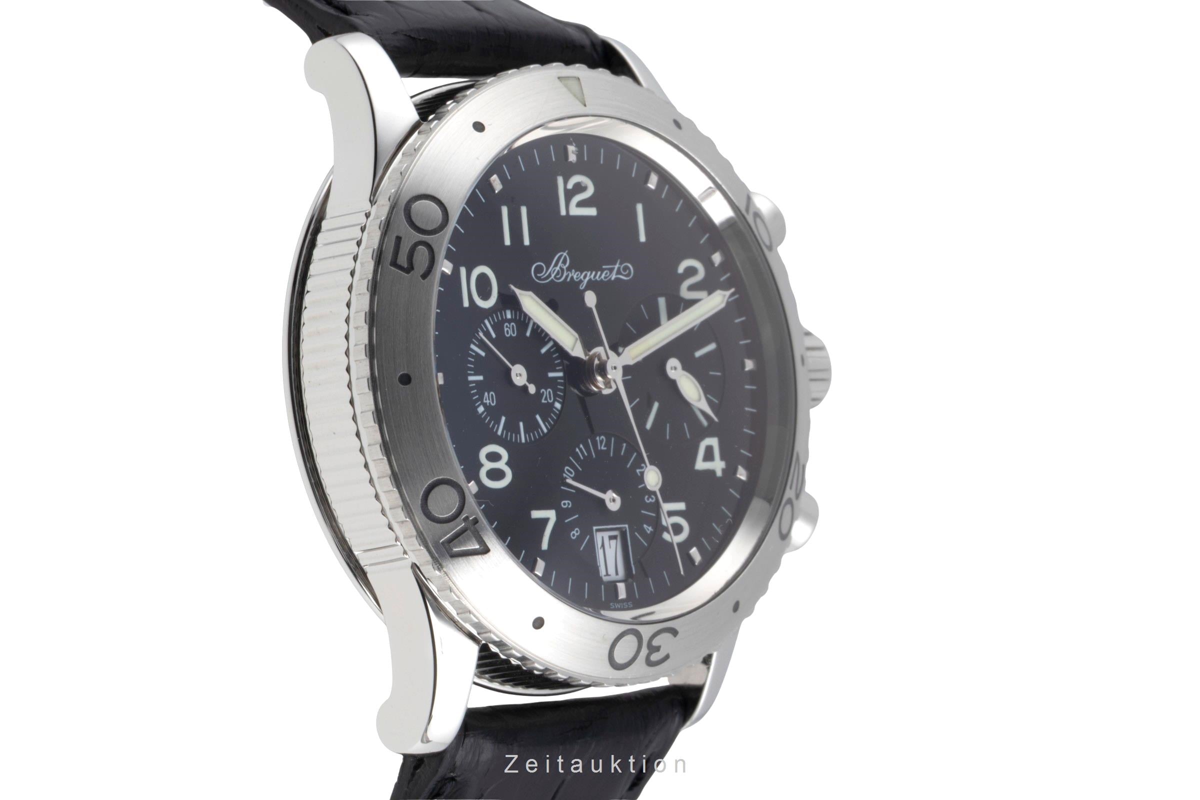 Breguet Type XX Chronograph Edelstahl Automatik Herrenuhr Ref. 3820  [2600609]