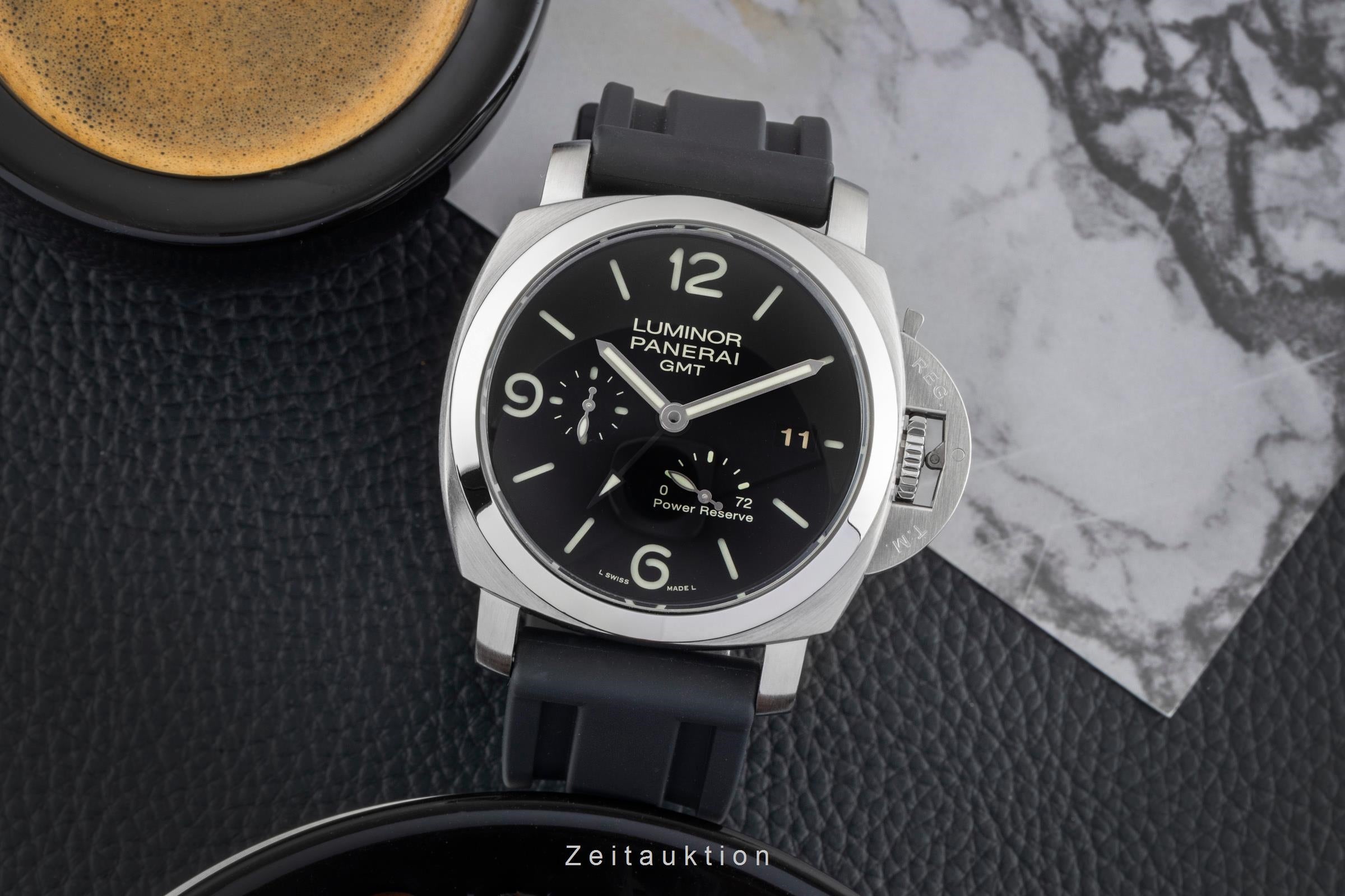 Panerai Luminor GMT acero automático reloj para caballeros PAM00321  [2600611]