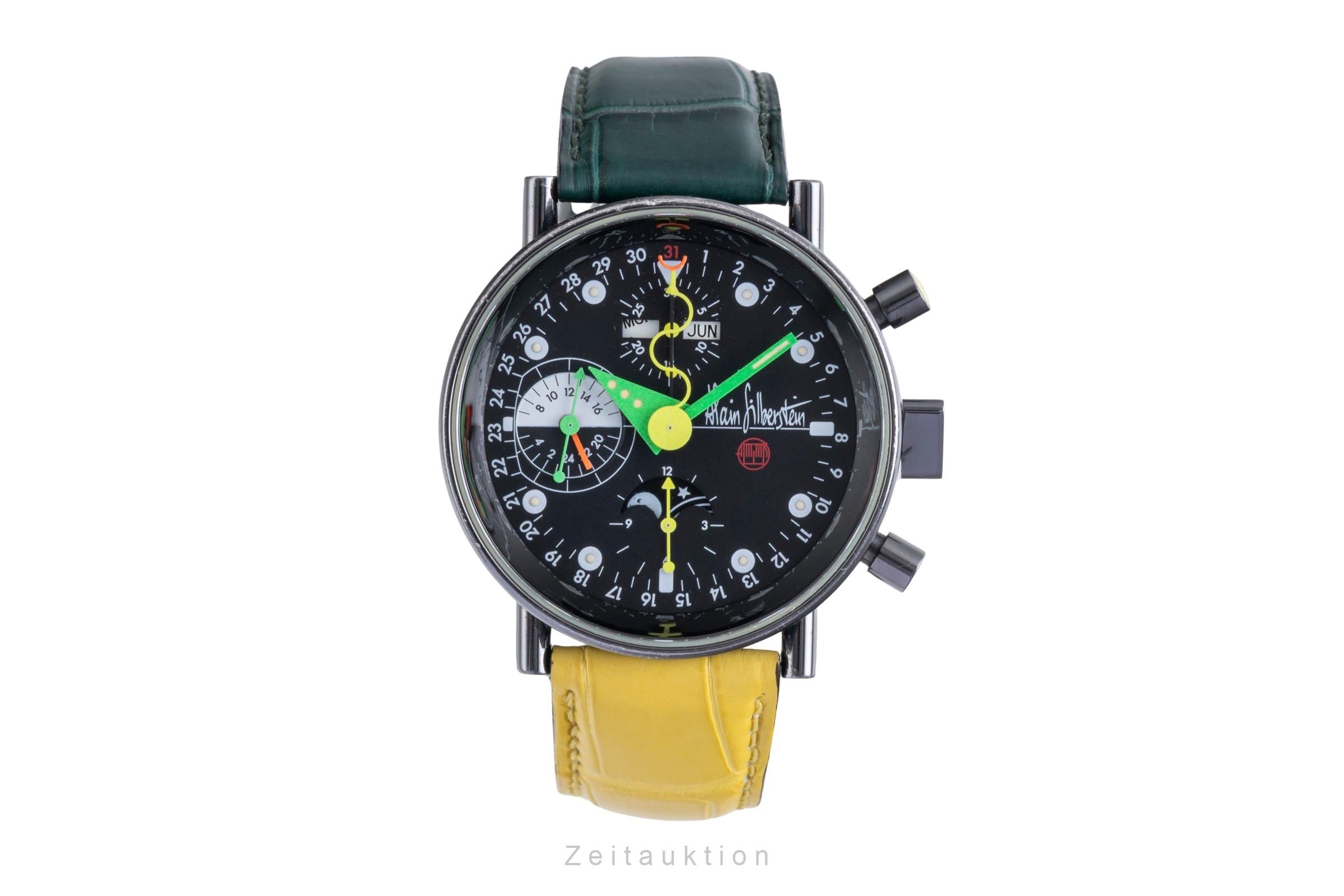 Alain Silberstein Krono 2 chronograph steel automatic men's watch Limited  [2600613]