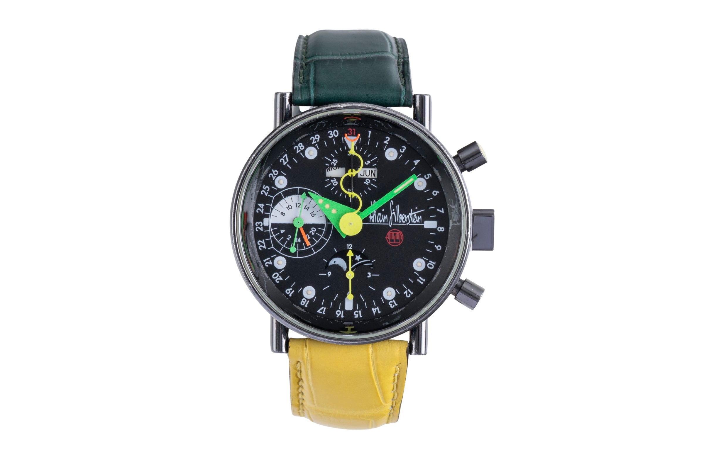 Alain Silberstein Krono 2 chronograph steel automatic LIMITED