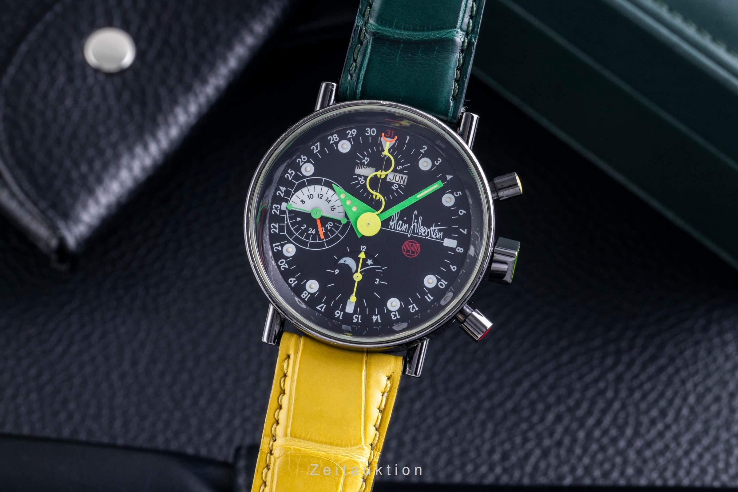 Alain Silberstein Krono 2 chronograph steel automatic men's watch Limited  [2600613]