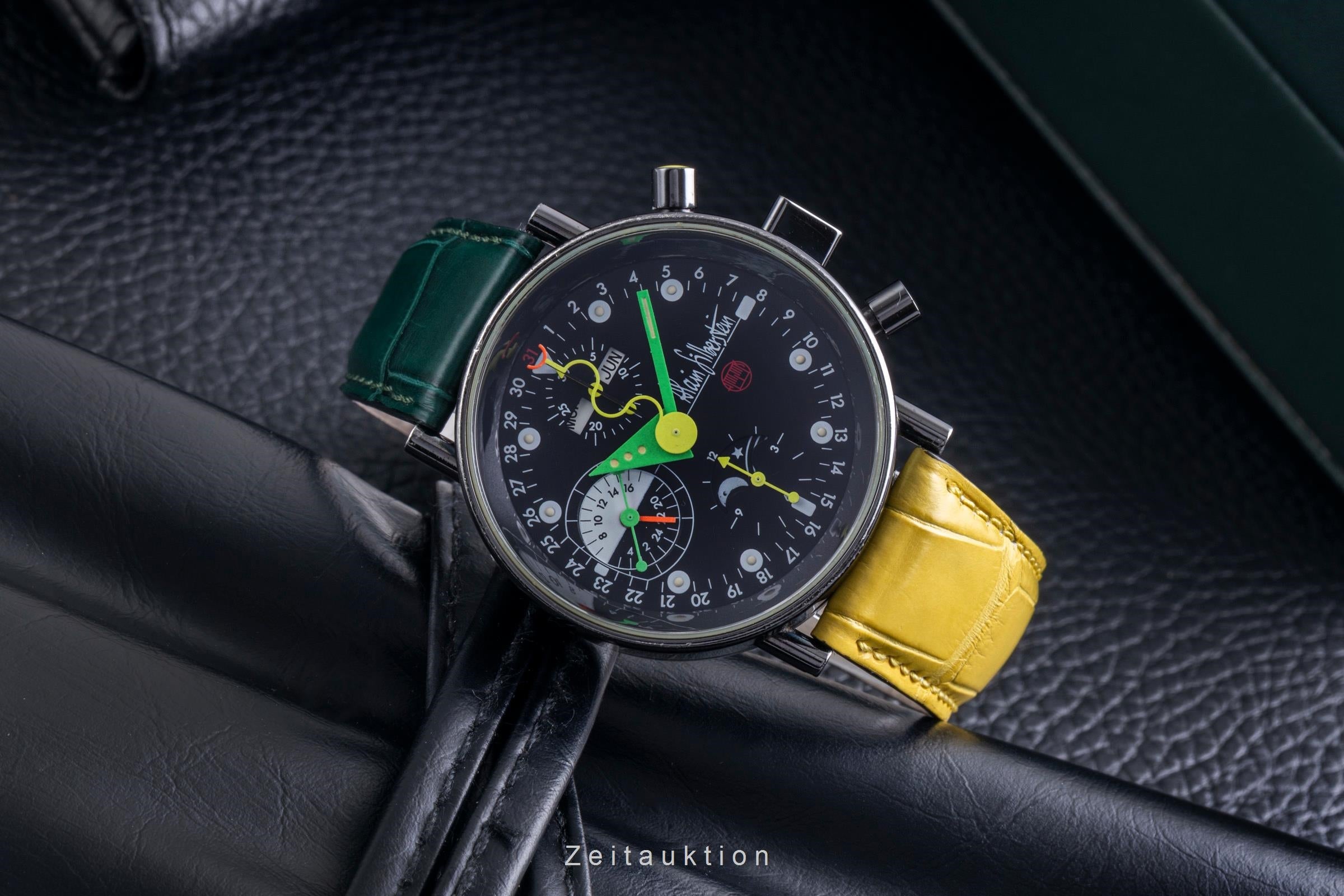 Alain Silberstein Krono 2 chronograph steel automatic LIMITED