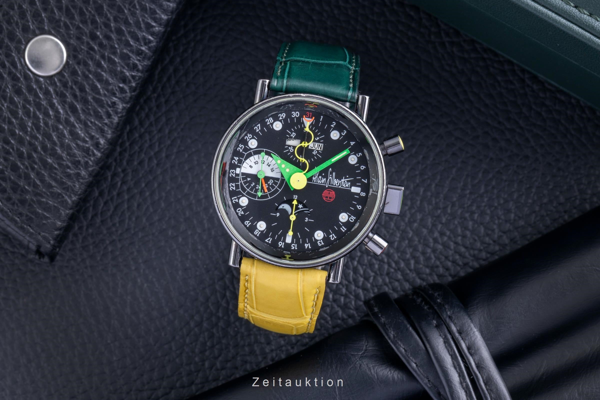 Alain Silberstein Krono 2 chronograph steel automatic men's watch Limited  [2600613]