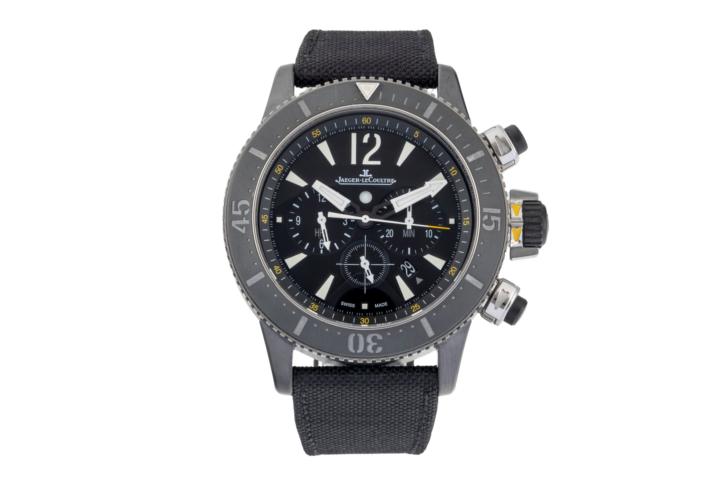 Jaeger LeCoultre Master Compressor chronographe titane  automatique montre pour hommes Q178T471, 159.T.C7 Limited  [2600615]