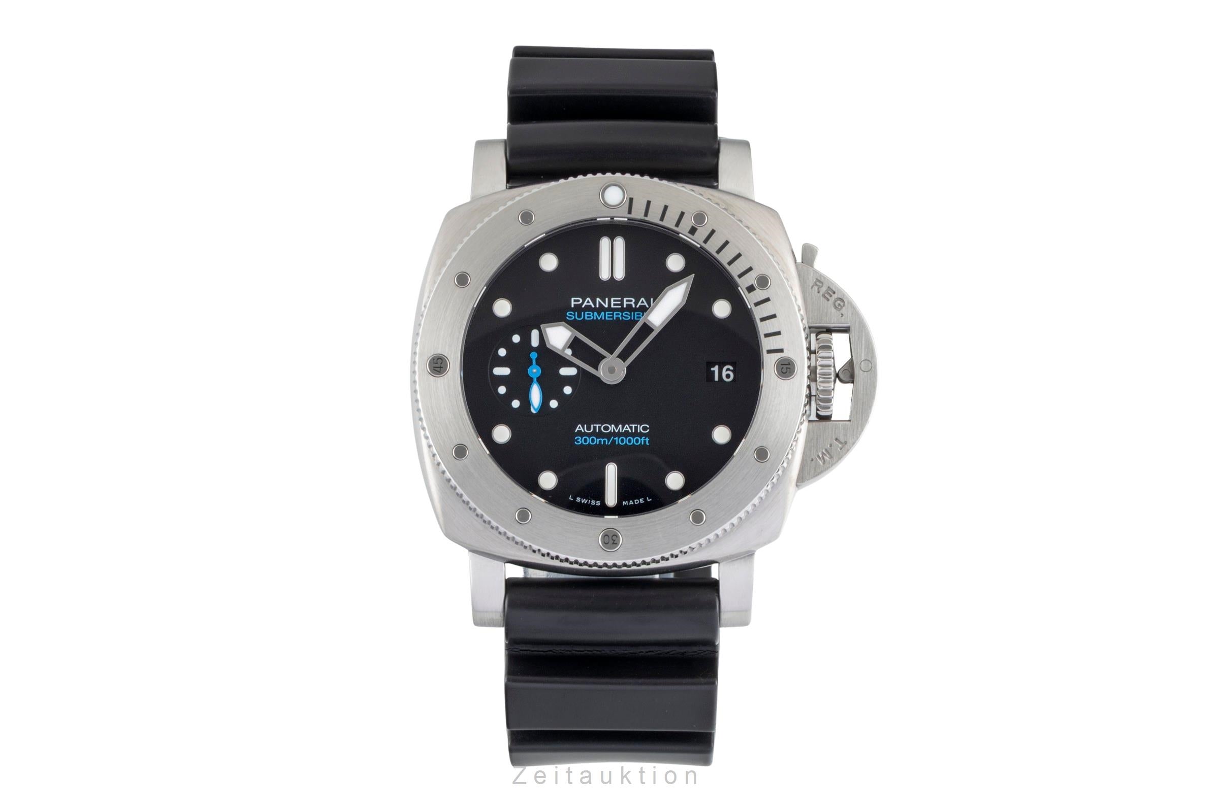 Panerai Submersible steel automatic men's watch PAM00973 LP: 9700EUR  [2600617]