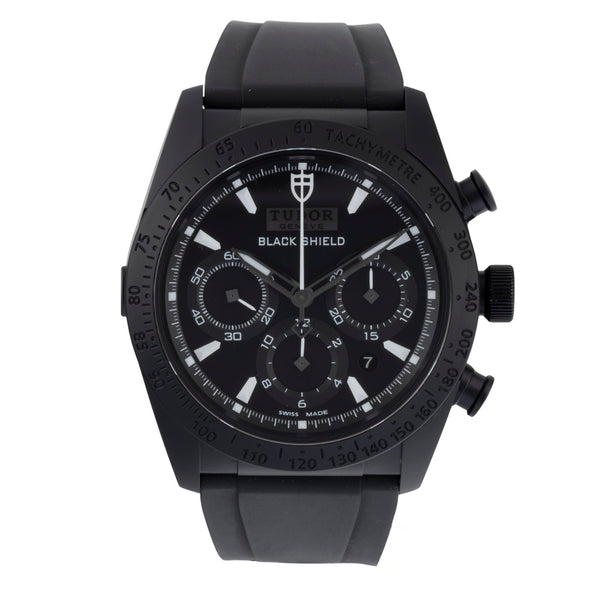 Tudor Black Shield chronograph ceramic / steel automatic men's watch 42000CN  [2600625]