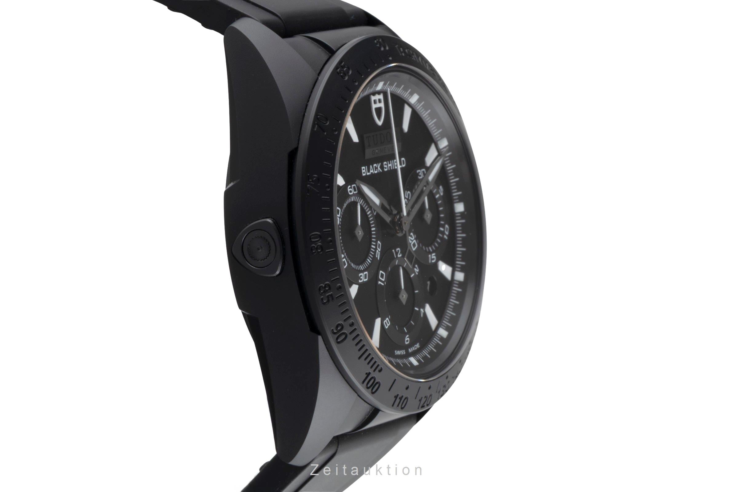 Tudor Black Shield chronograph ceramic / steel automatic men's watch 42000CN  [2600625]