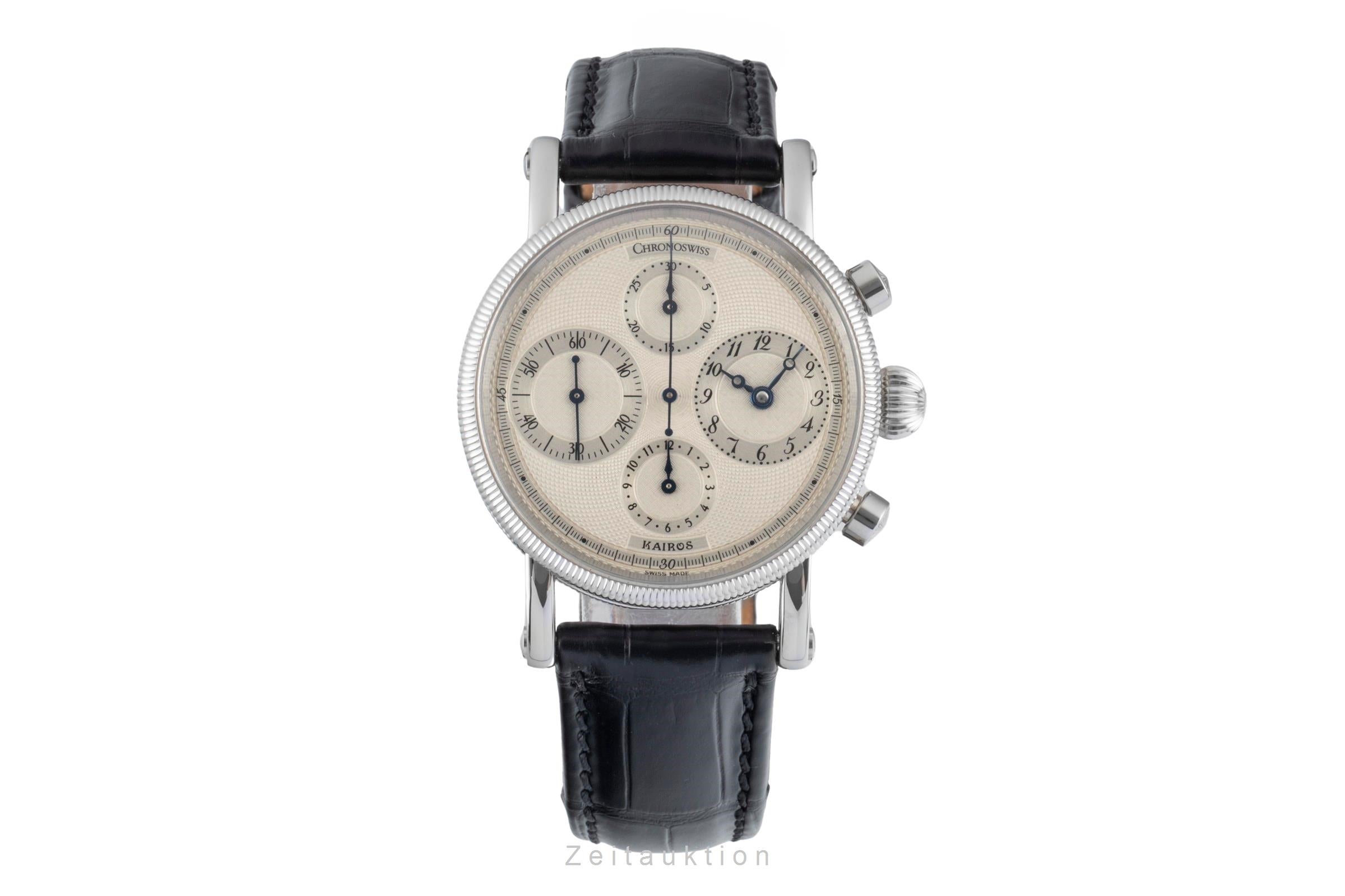 Chronoswiss Kairos chronograph steel automatic Kal. C.753 Ref. CH