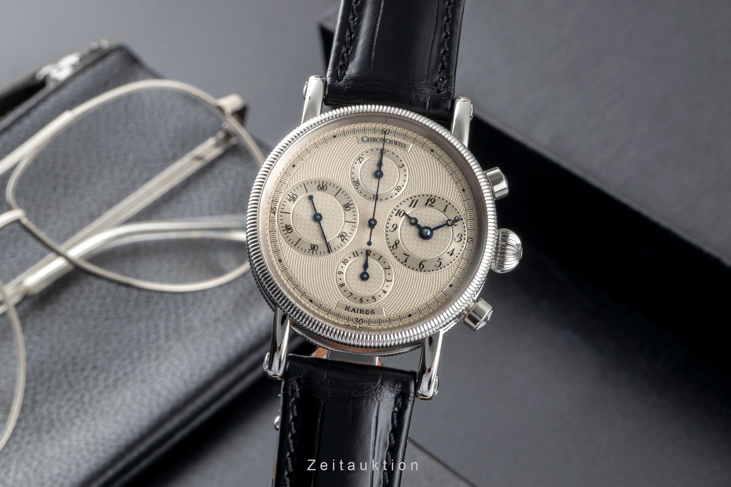 Chronoswiss Kairos chronograph steel automatic Kal. C.753 Ref. CH