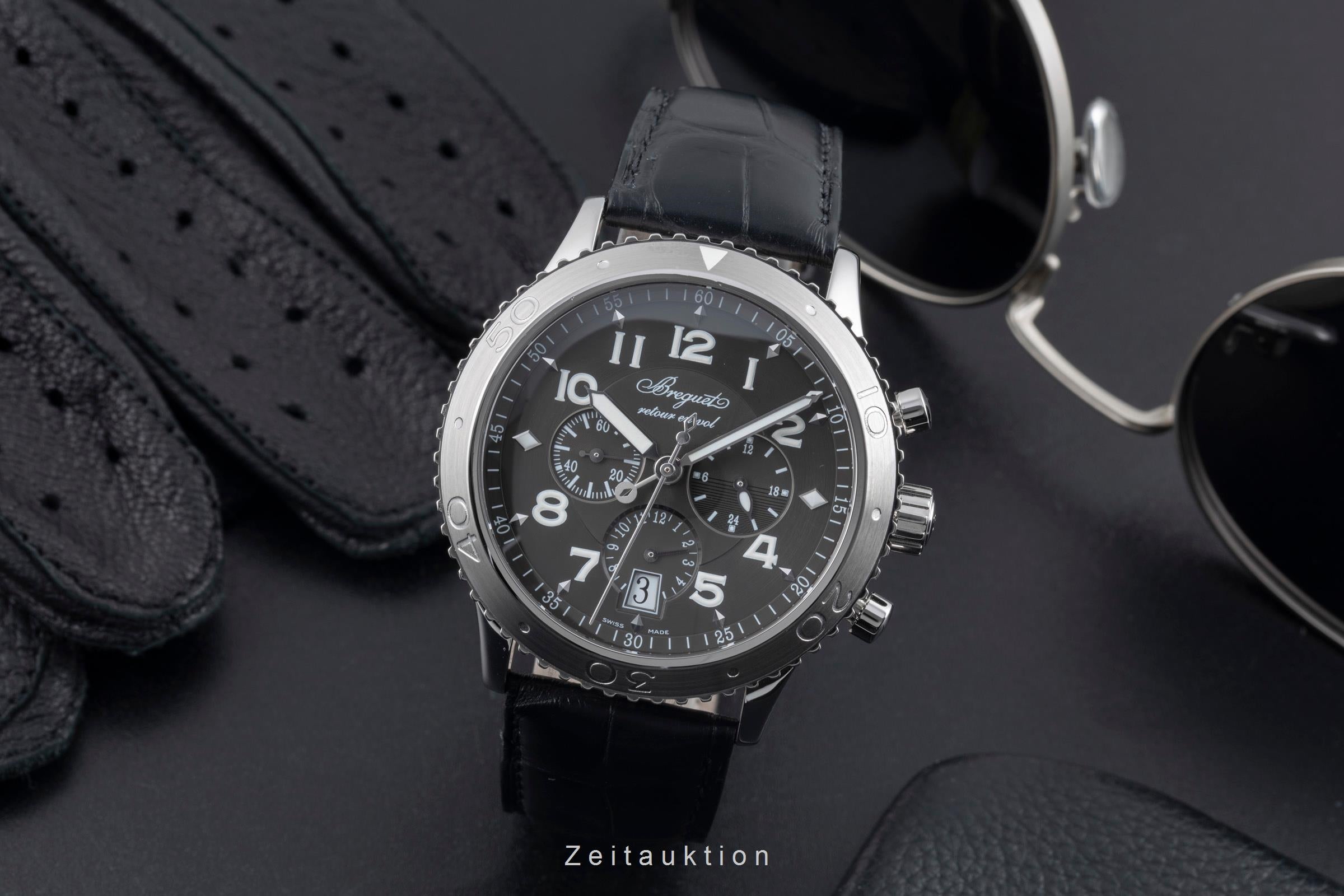 Breguet Type XXI cronógrafo acero automático reloj para caballeros 3810  [2600629]
