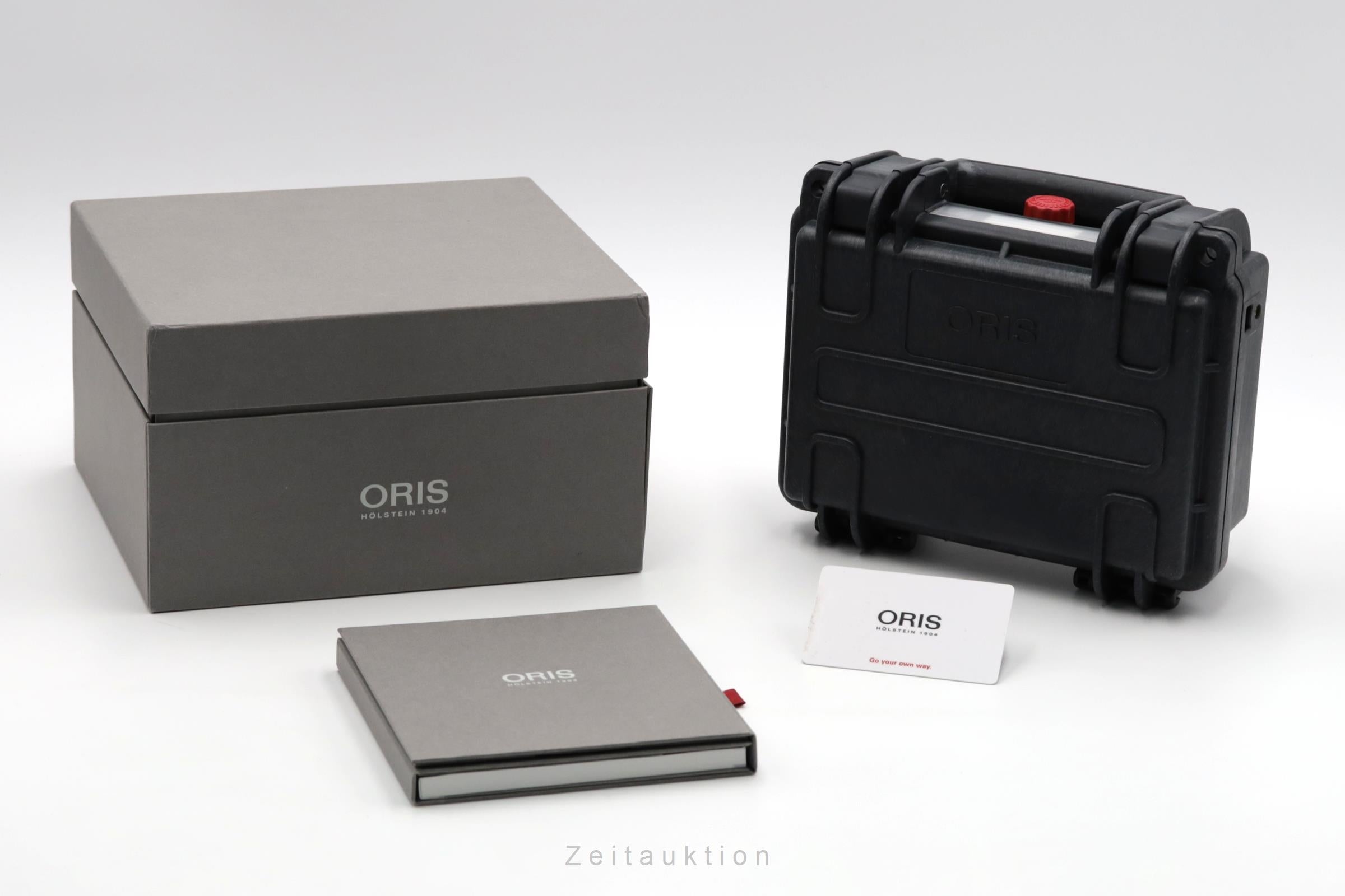 Oris Aquis Date acier automatique montre pour hommes 01 733 7755 4154-Set MB LP: 4100EUR  [2600634]