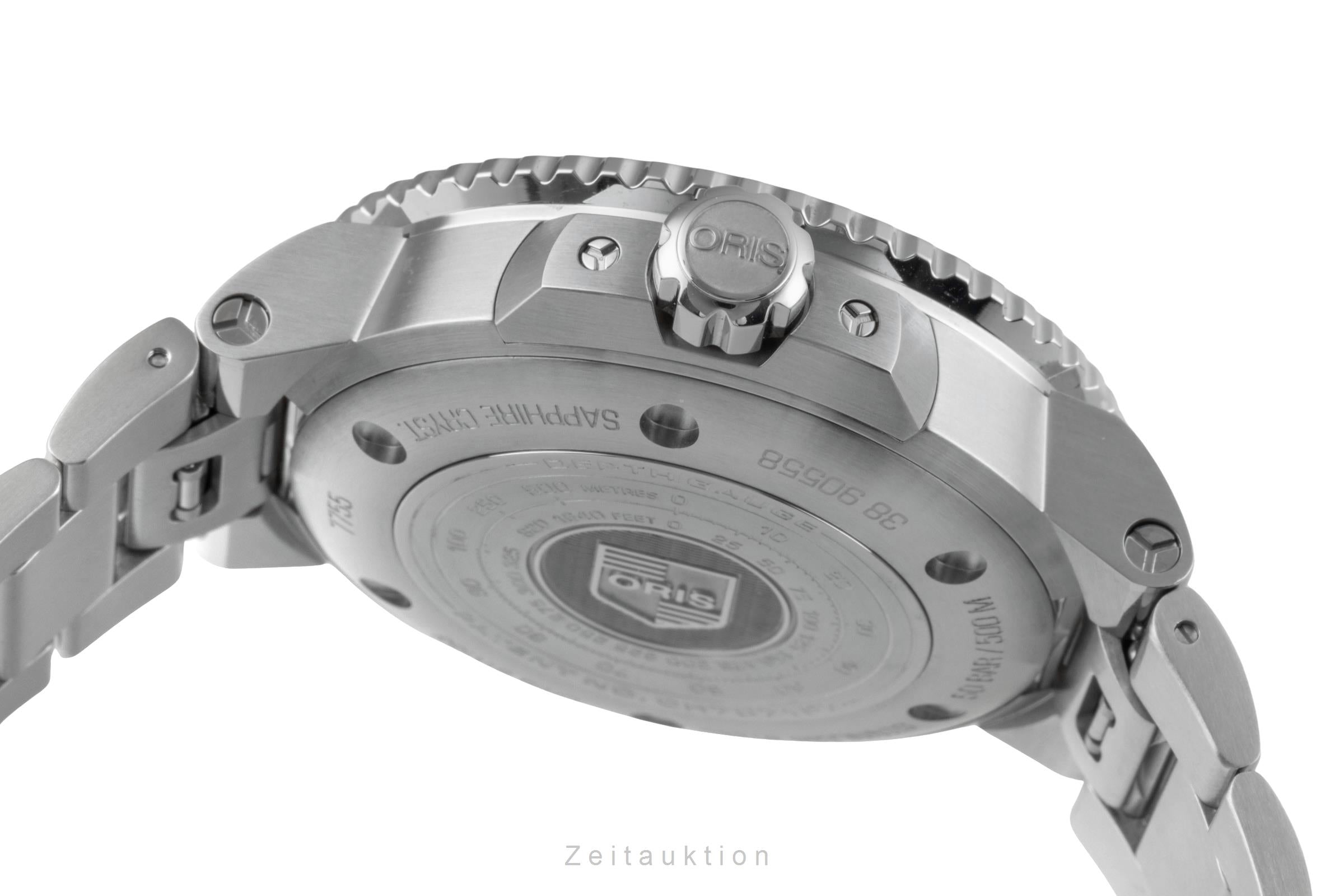 Oris Aquis Date acier automatique montre pour hommes 01 733 7755 4154-Set MB LP: 4100EUR  [2600634]