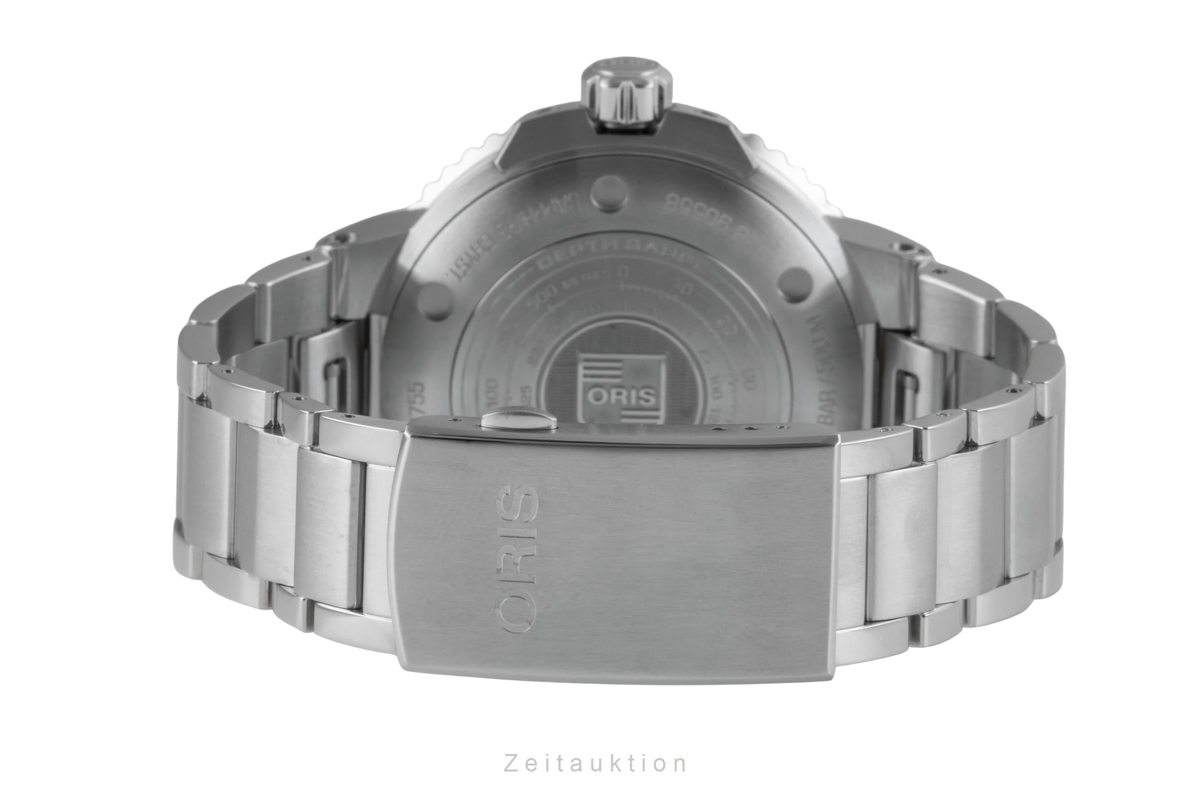 Oris Aquis Date acier automatique montre pour hommes 01 733 7755 4154-Set MB LP: 4100EUR  [2600634]