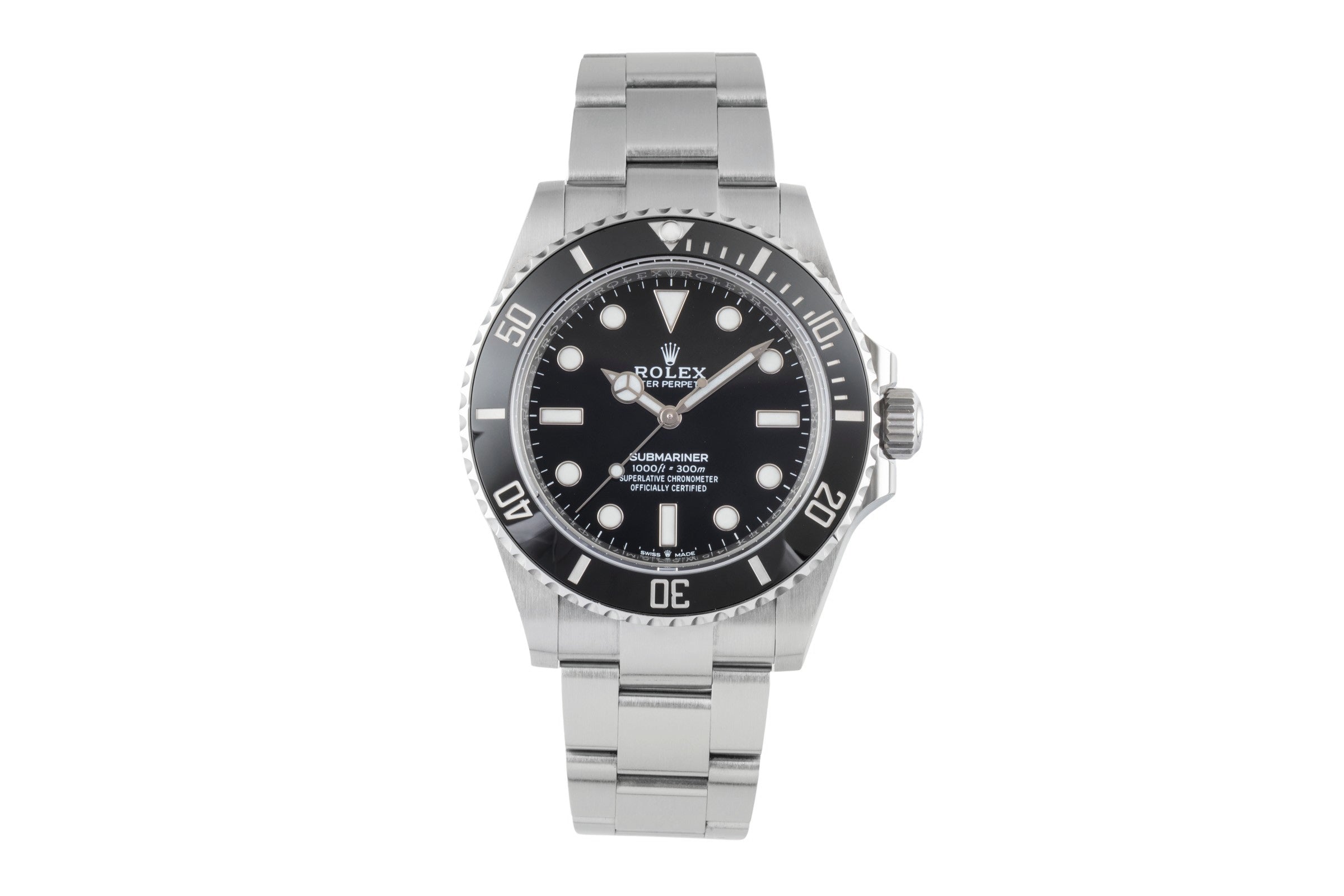 Rolex Submariner steel automatic men's watch 124060  [2600637]