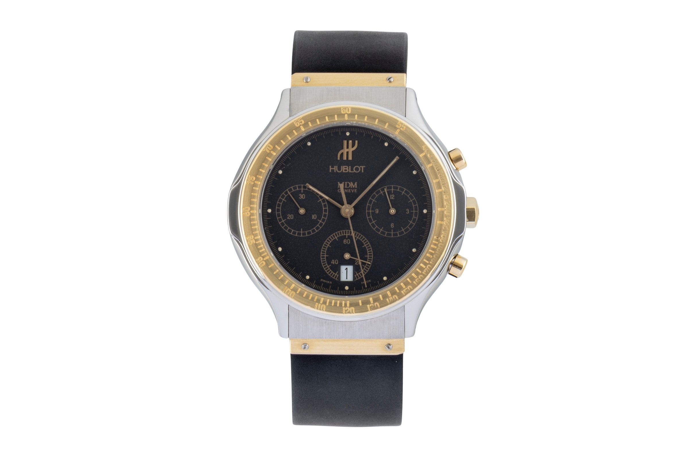 Hublot MDM chronograph steel / gold quartz Kal. 1270 Ref. 1620.2