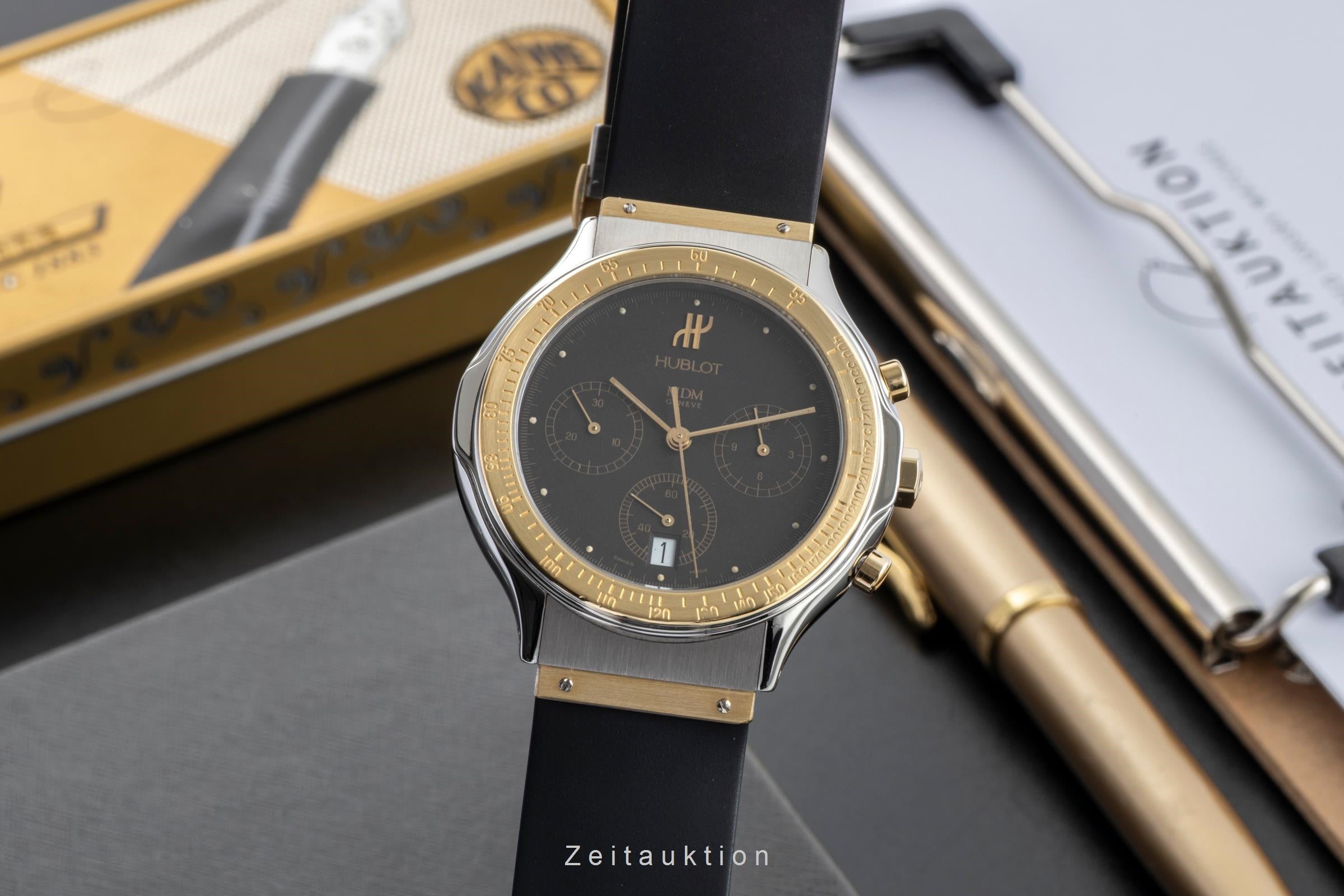Hublot MDM chronograph steel / gold quartz Kal. 1270 Ref. 1620.2
