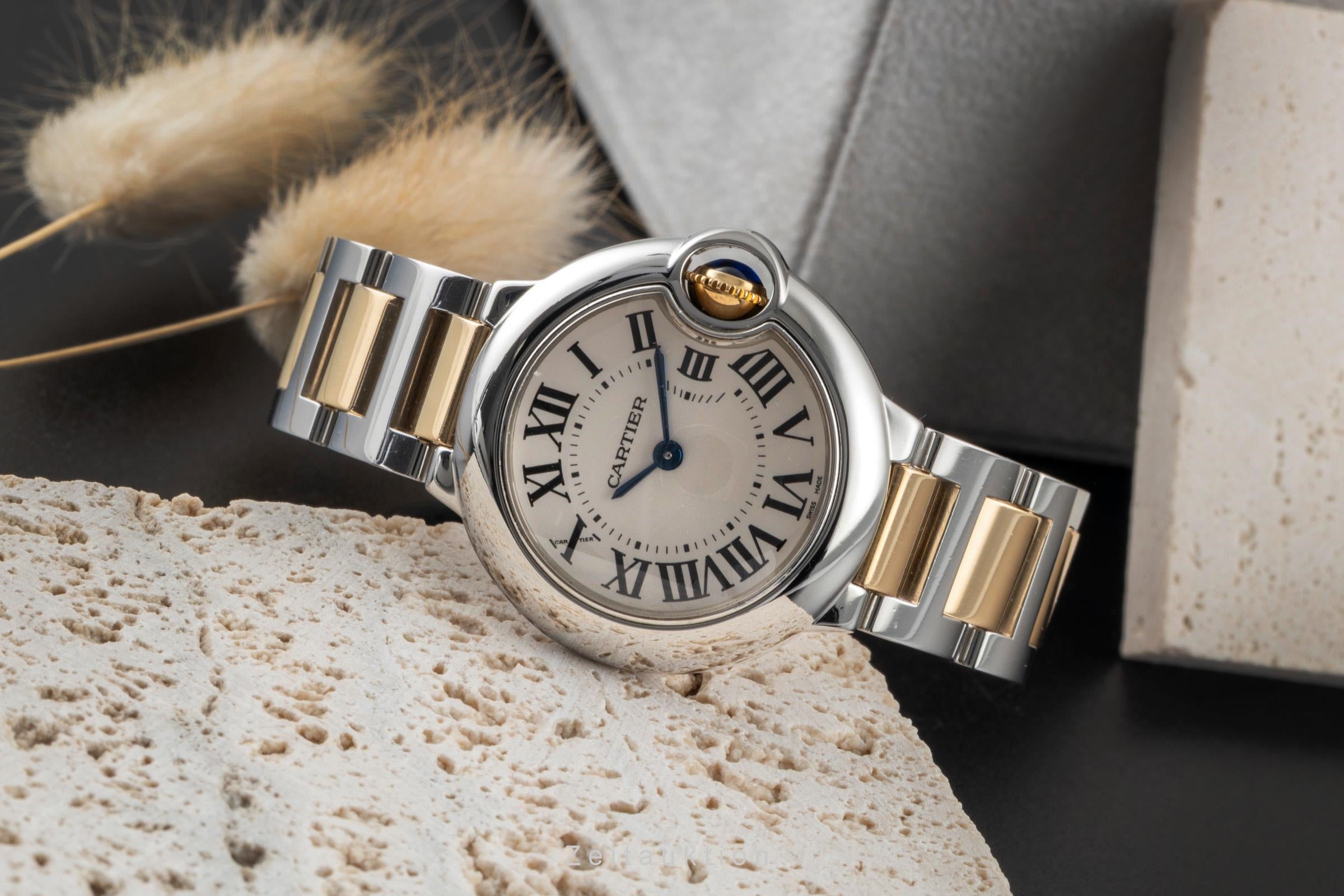 Cartier Ballon Bleu de Cartier steel / gold quartz Kal. 057 Ref