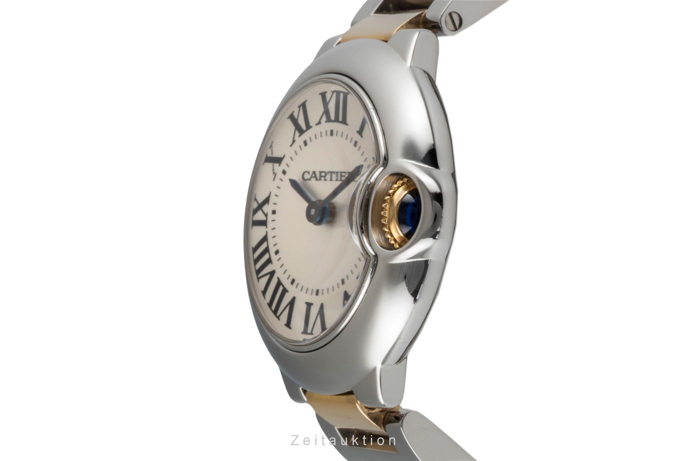 Cartier Ballon Bleu de Cartier steel / gold quartz women's watch W69007Z3  [2600640]